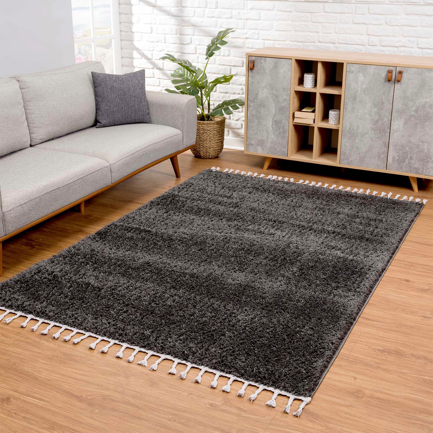 Carpet City Hochflor-Teppich »Pulpy 100«, rechteckig, 30 mm Höhe, Läufer, w günstig online kaufen