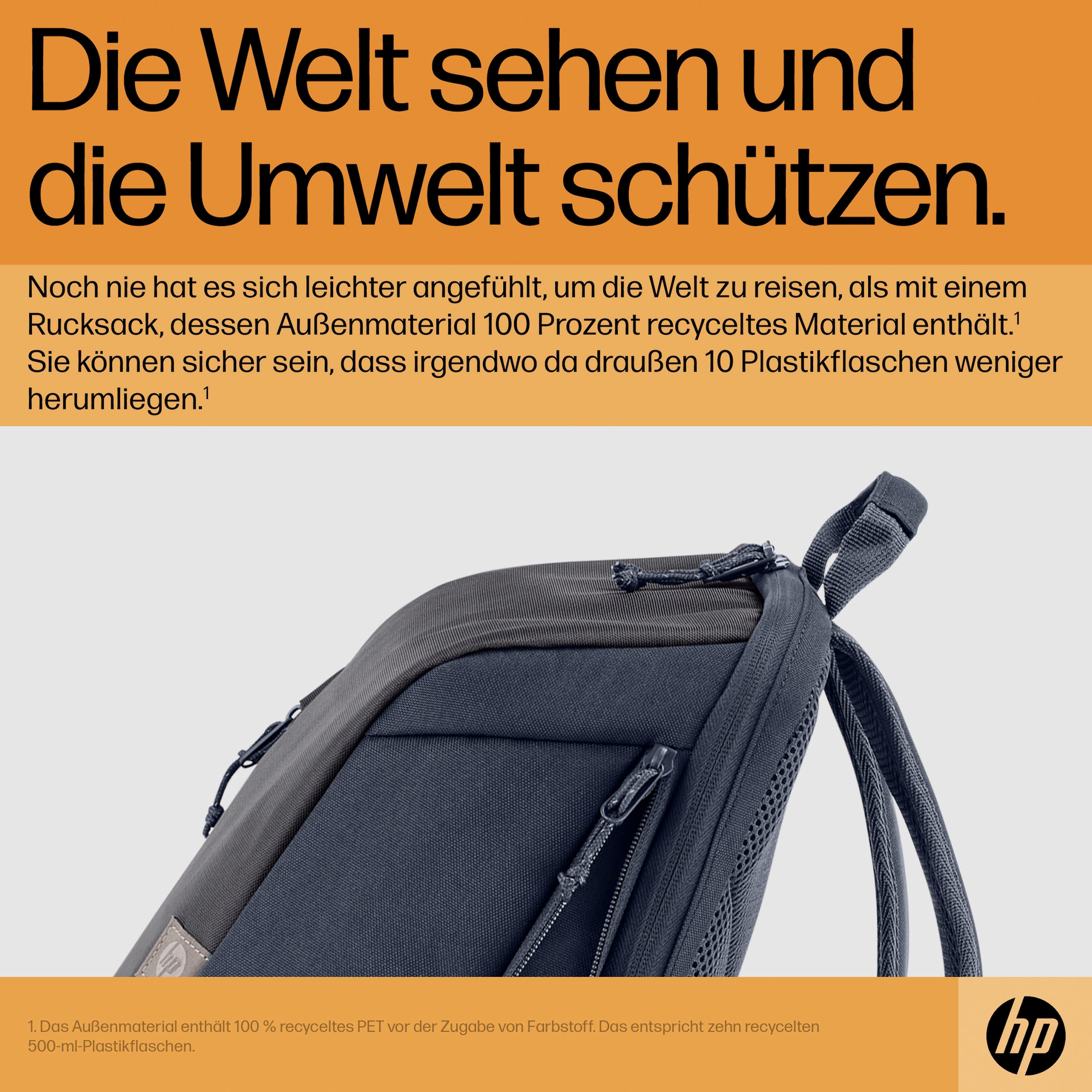 HP Notebook-Rucksack »Reise-Laptop-Rucksack«, (1 tlg.)