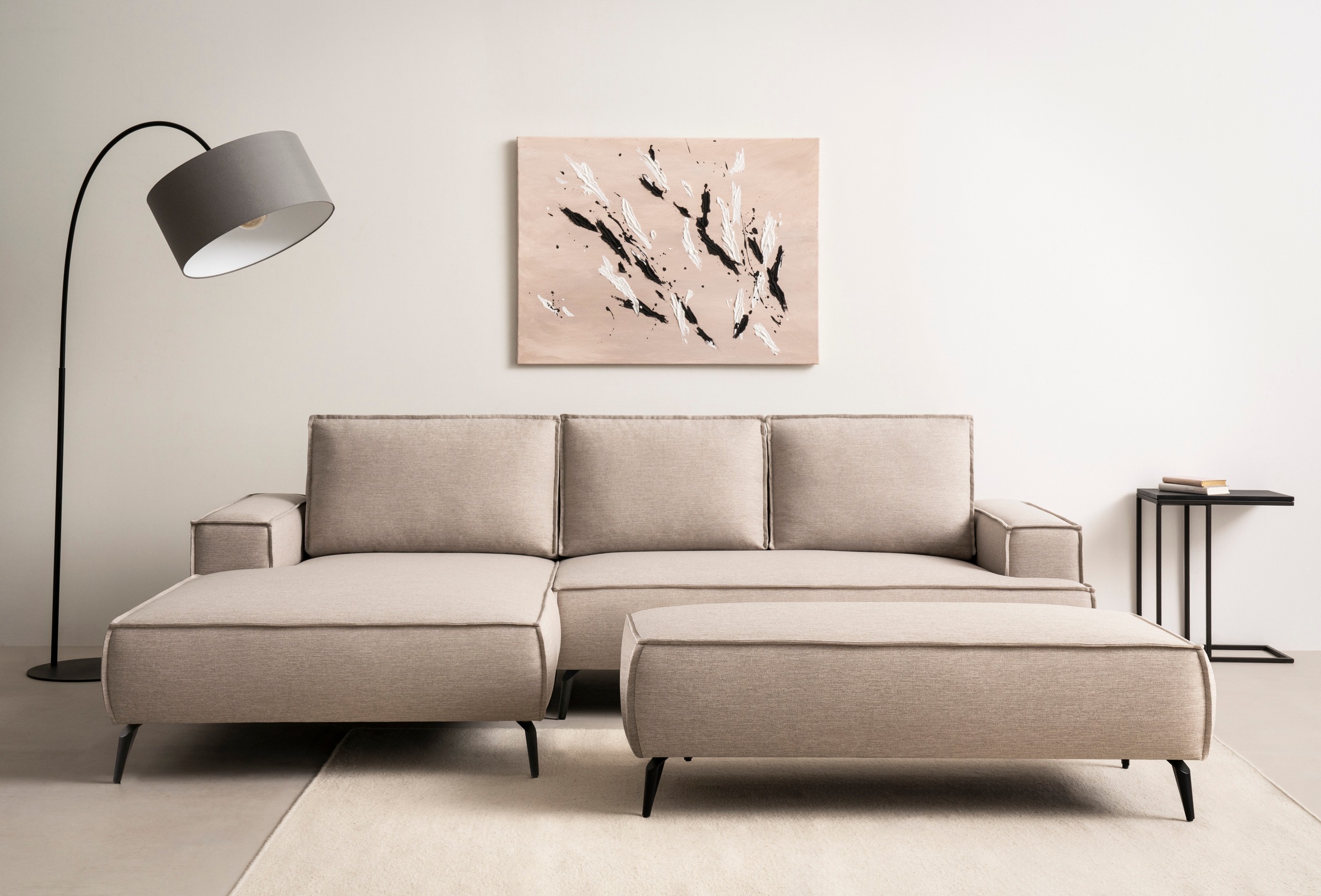 Home affaire Sitzgruppe »TVINNU, Polsterecke L-Form, Schlaffunktion, mit Ho günstig online kaufen