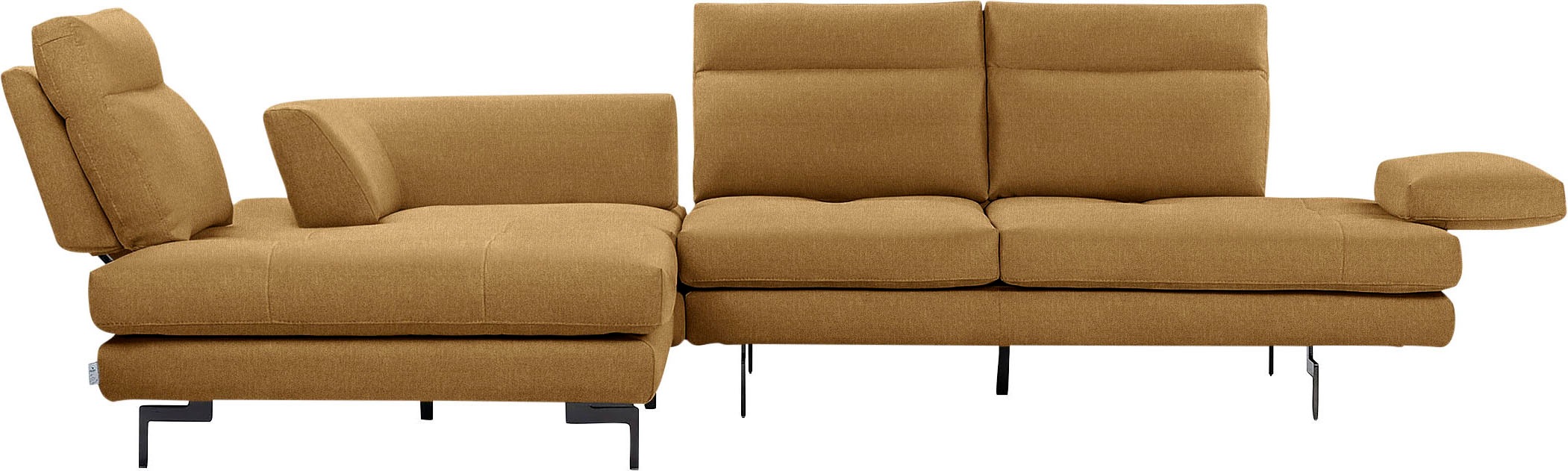 CALIA ITALIA Ecksofa »Toby Wing, Komfortsofa mit Sitzkomfort der Extraklass günstig online kaufen