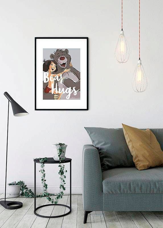 Komar Bild »Bear Hug«, Disney, (1 St.), Wandbild zur Dekoration im Kinderzimmer - ohne Rahmen