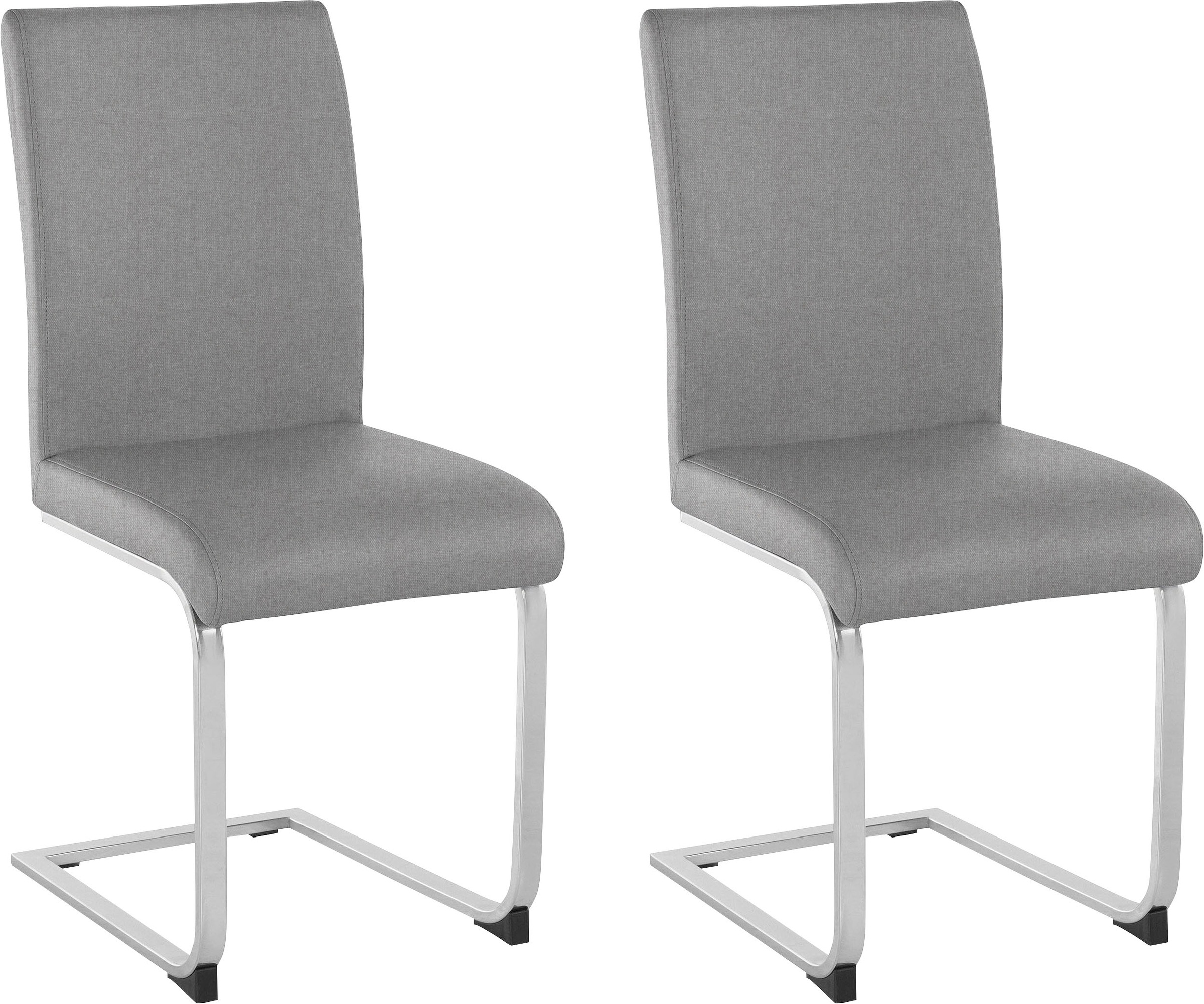 Home affaire Freischwinger »Charissa«, (Set), 2 St., Strukturstoff, Bezug i günstig online kaufen