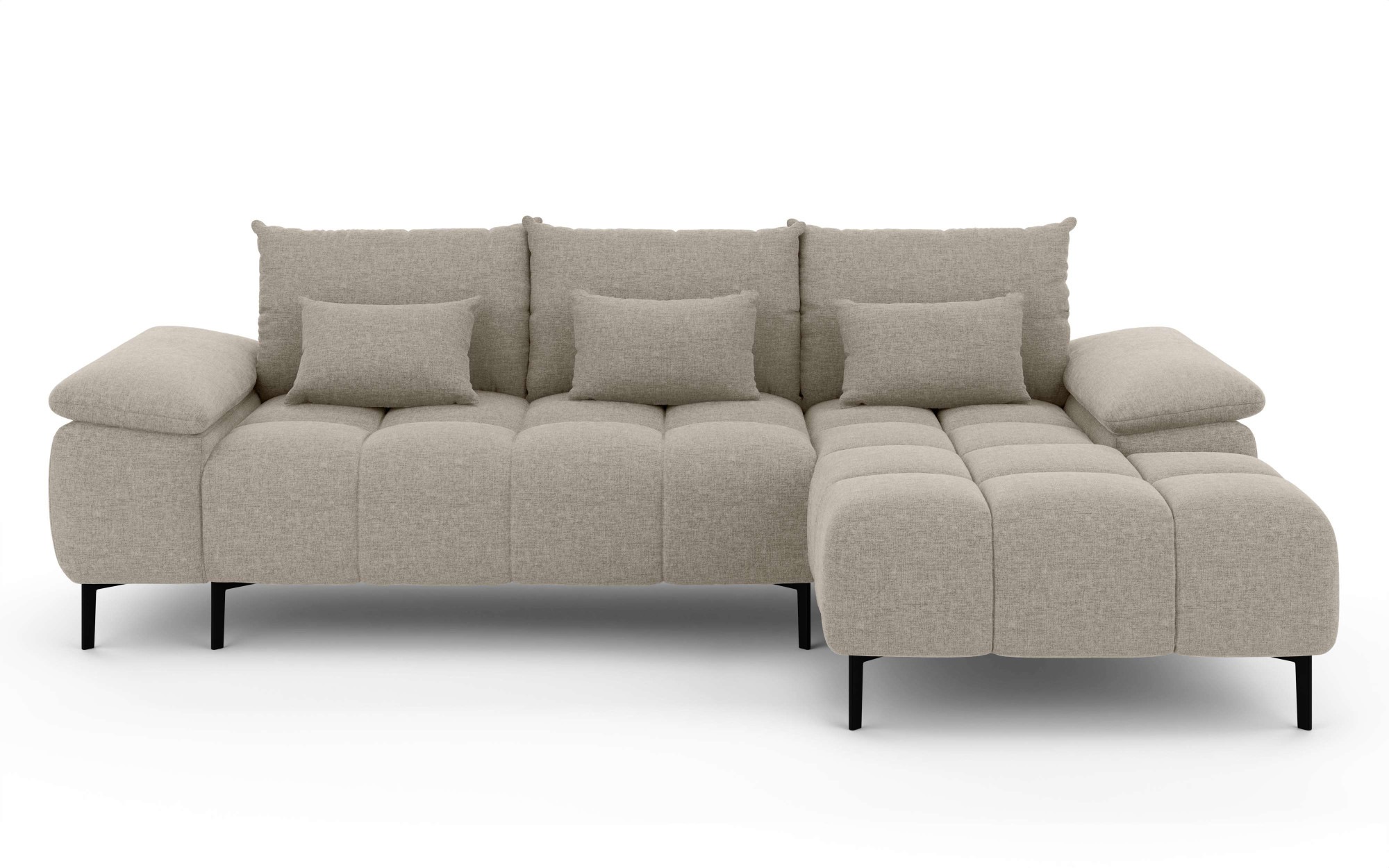 INOSIGN Ecksofa »DROMARA Schlafsofa mit Bettkasten, Maße: B/T/H 277/141/91 günstig online kaufen