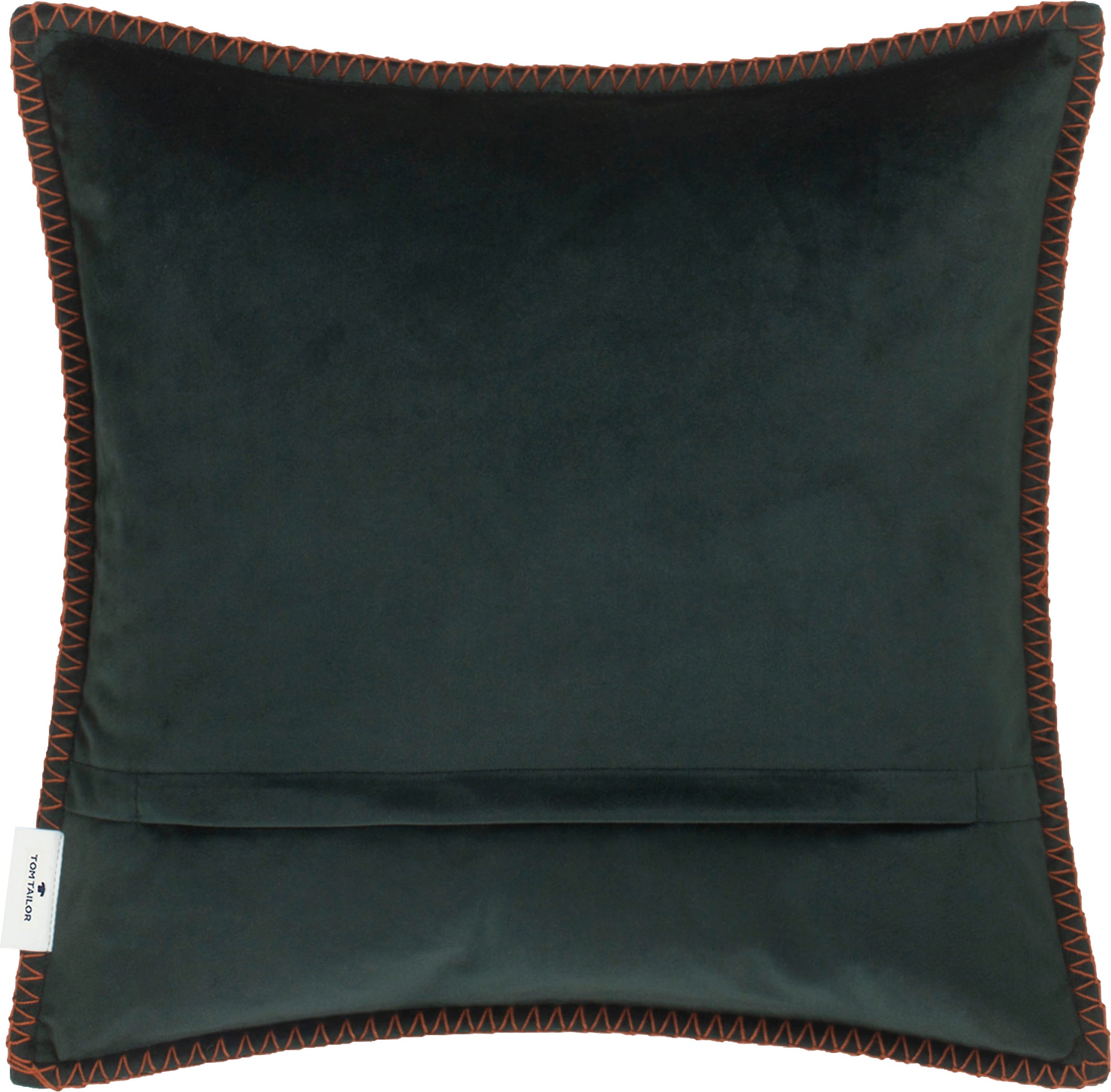 TOM TAILOR HOME Dekokissen »Felt«, mit kontrastfarbiger Kettelung, Kissenhü günstig online kaufen