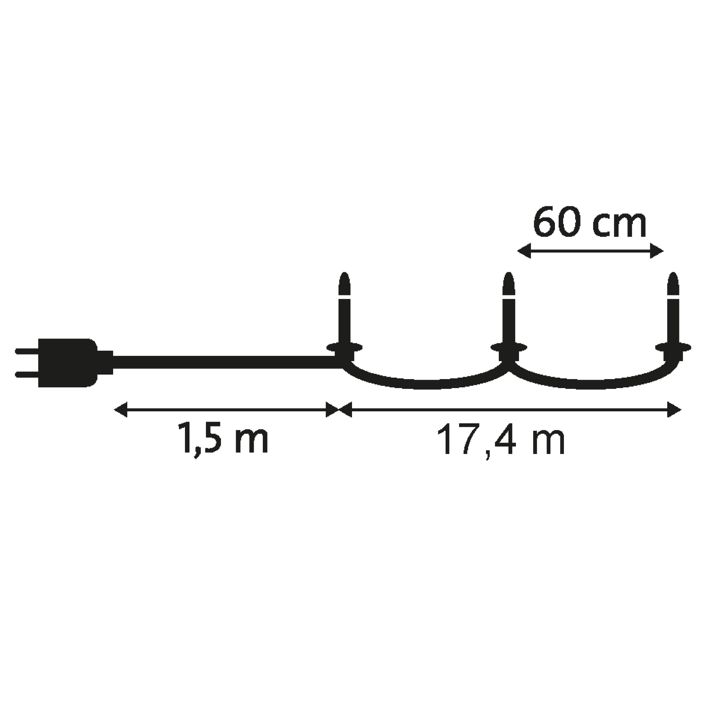 IC Winterworld LED-Christbaumkerzen 30 Stk.-flammig