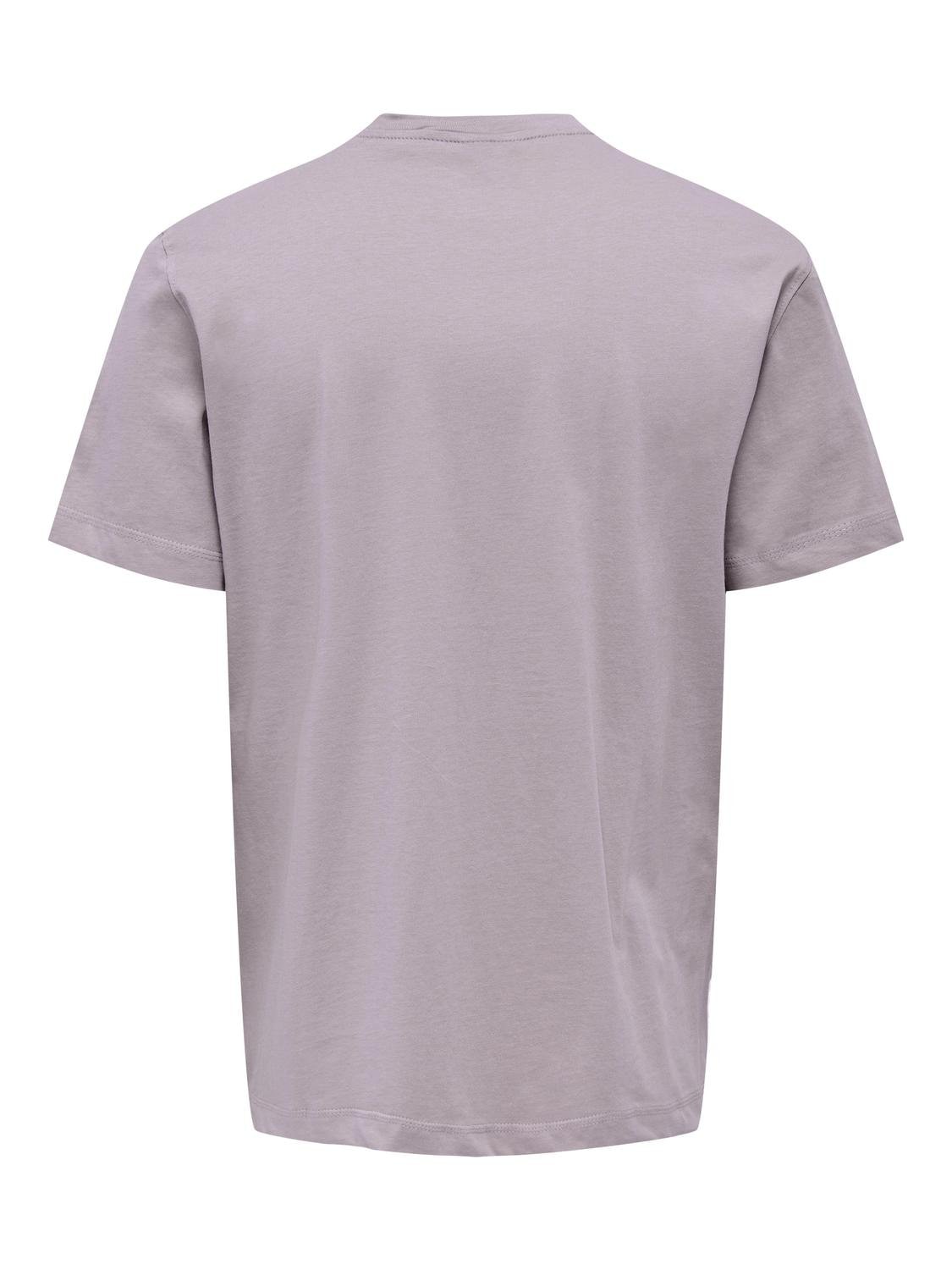 ONLY & SONS Rundhalsshirt »ONSMAX LIFE REG SS STITCH TEE«
