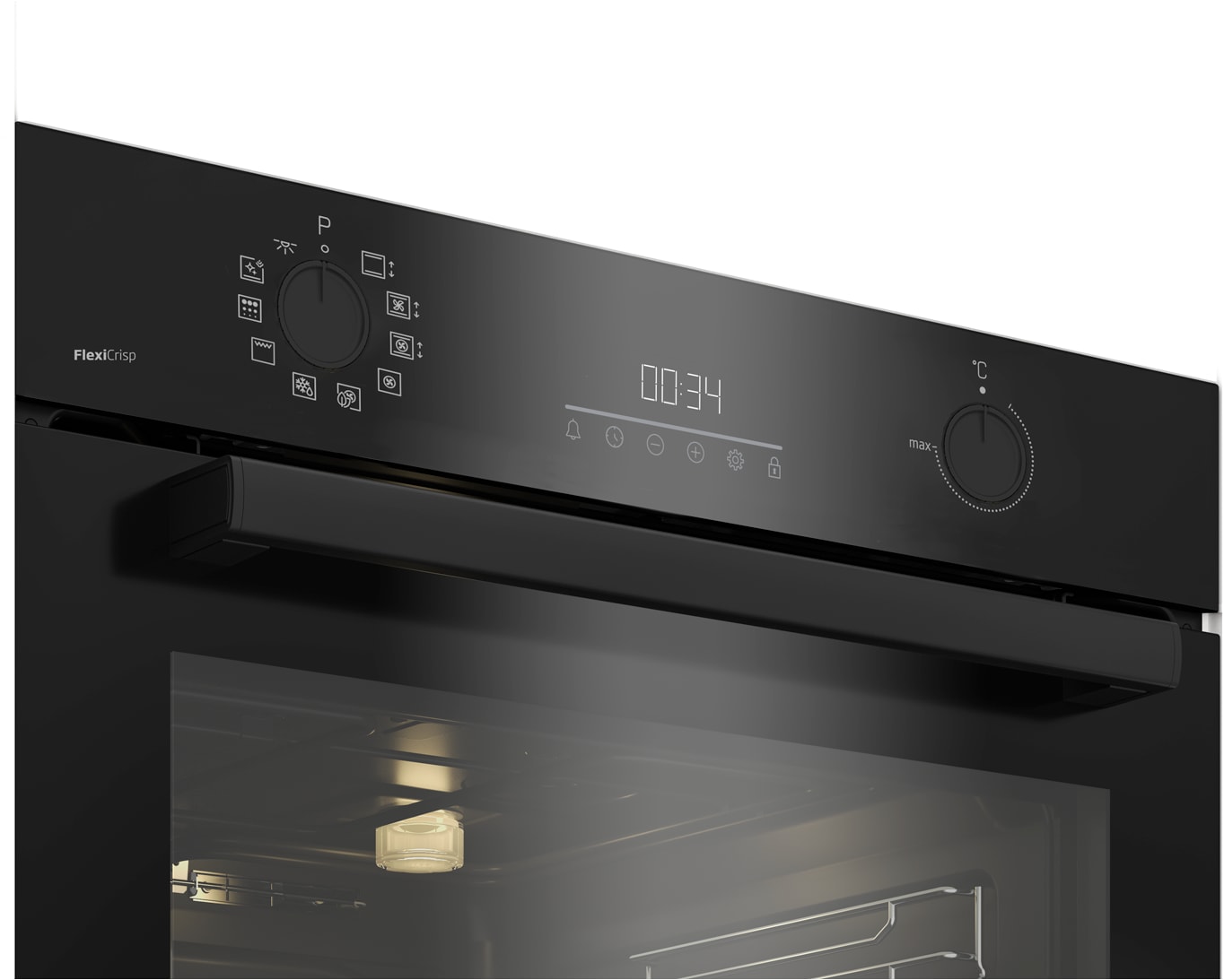 BEKO Einbaubackofen  »BBIM17300BMPEF«, mit 1-fach-Teleskopauszug, Pyrolyse-Selbstreinigung