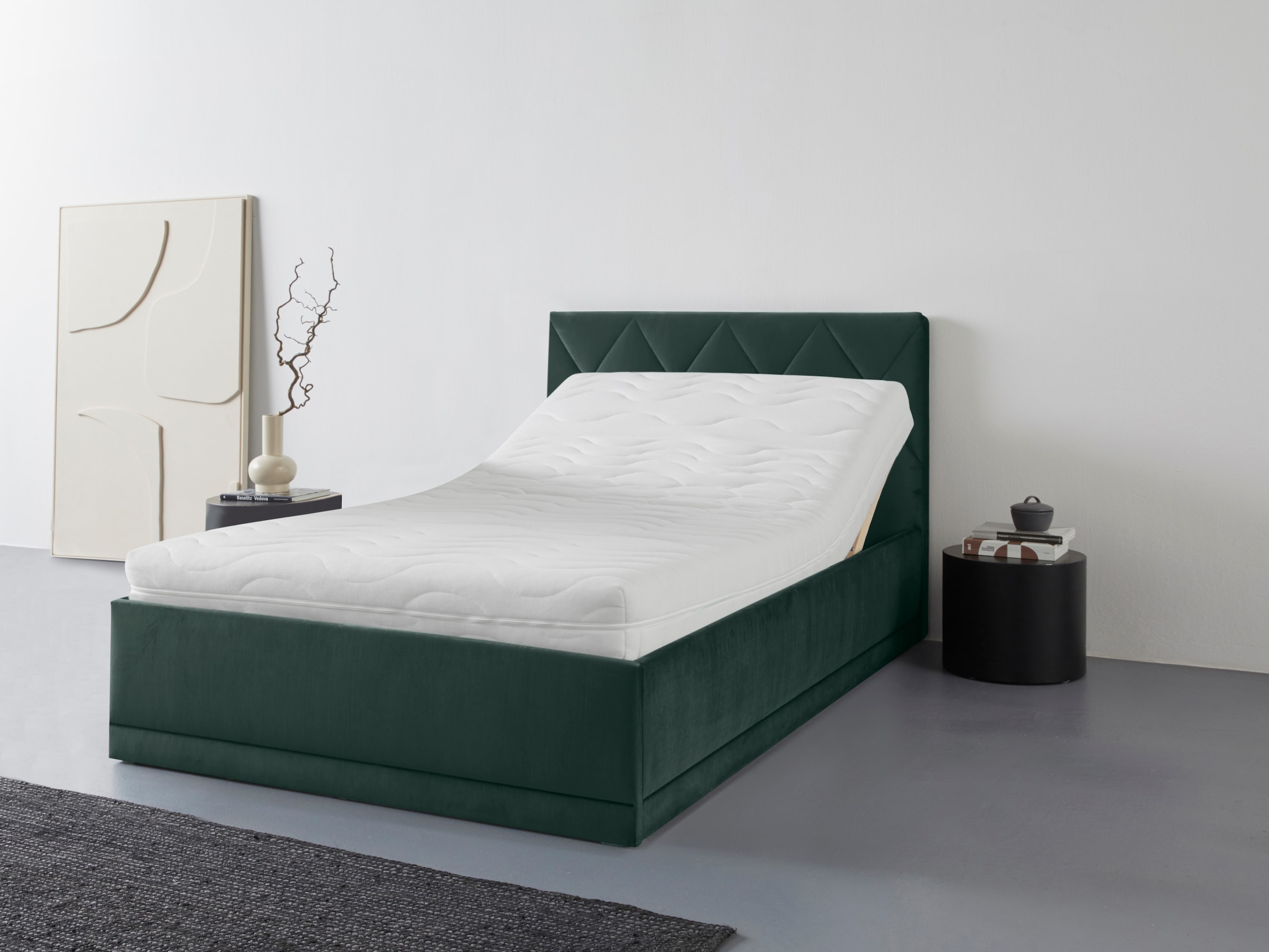 Westfalia Schlafkomfort Polsterbett "Adamas" auch mit Bettkasten, Knopfheft günstig online kaufen