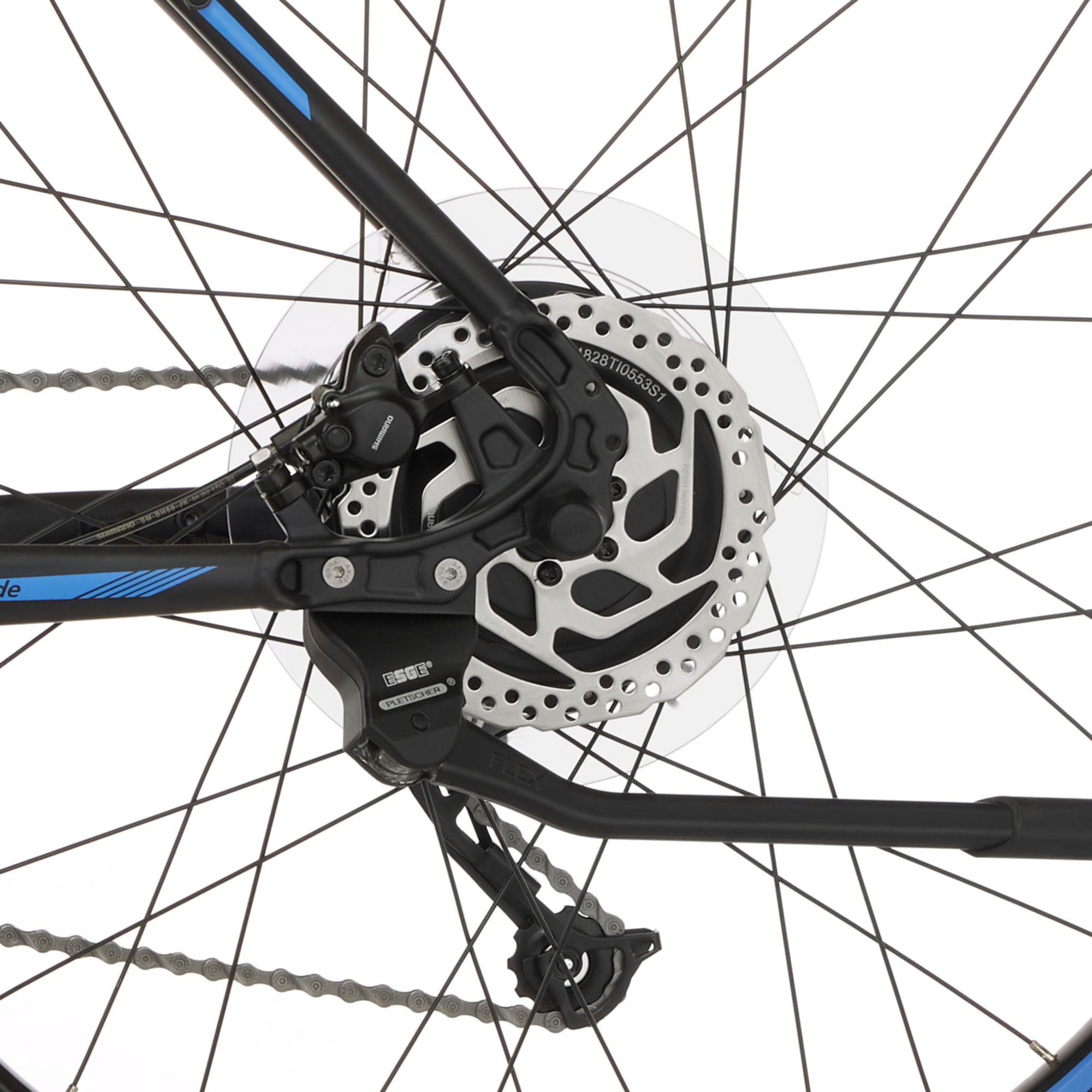 FISCHER Fahrrad E-Bike »MONTIS 2.1 557«, 9 Gang, Shimano, Altus, Heckmotor 250 W, (Schloss), Pedelec, Elektrofahrrad für Damen u. Herren, MTB