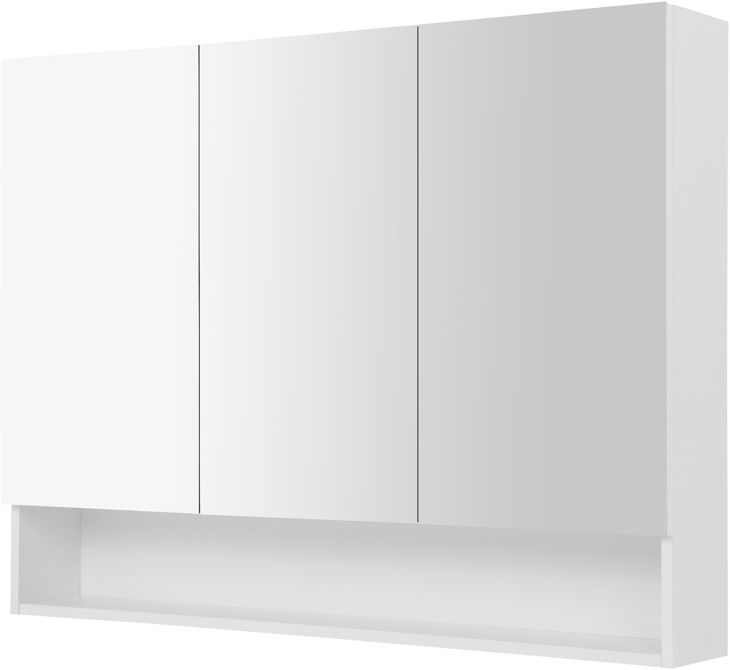 WELLTIME Spiegelschrank »Florenz« 2 Türen weiß