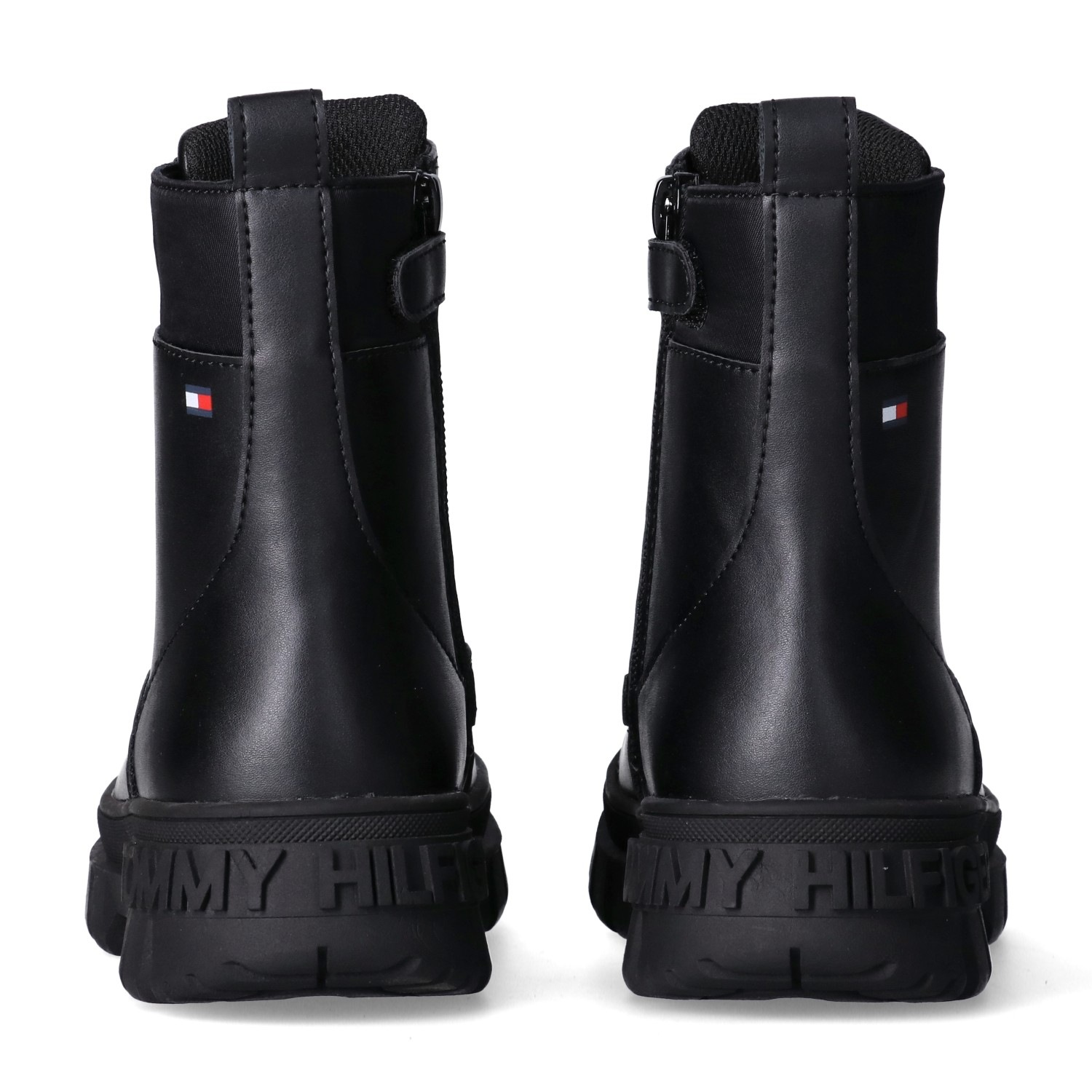 Tommy Hilfiger Schnürboots, Biker Boots, Winterboots mit Blockabsatz