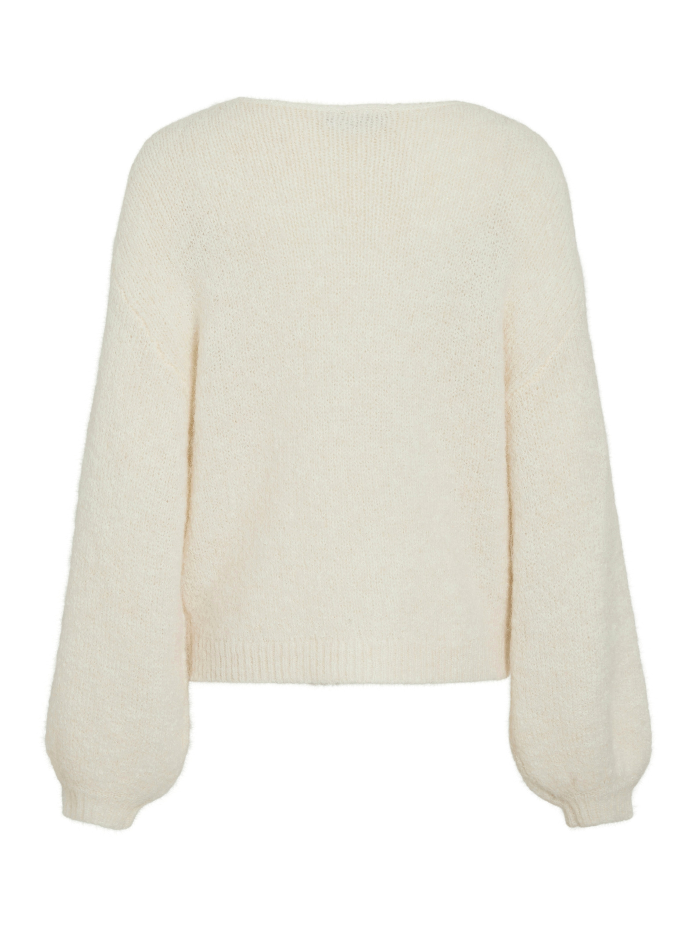 Vila Strickpullover »VIMARLEY L/S KNIT PULLOVER- NOOS« Materialmix, regular fit