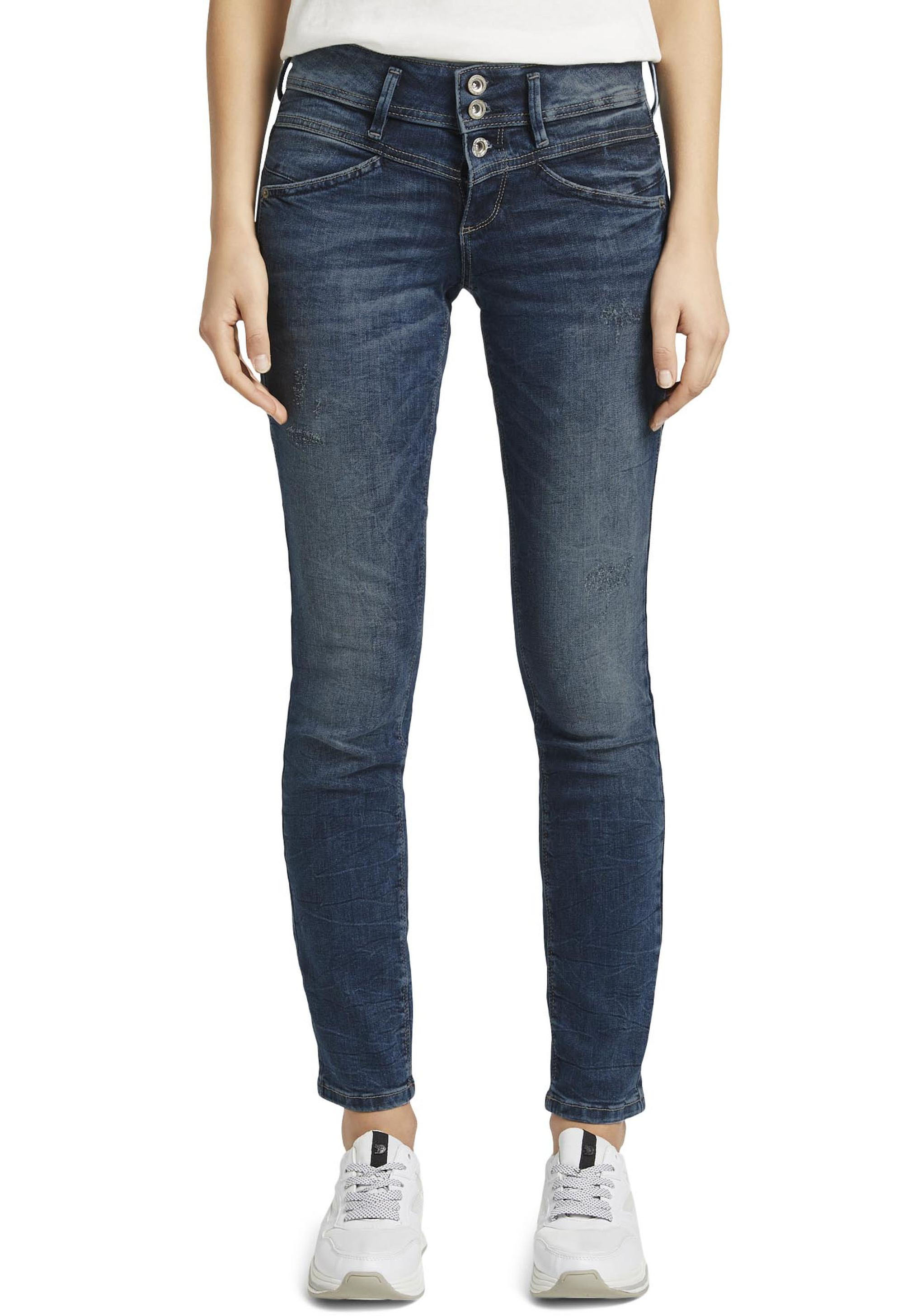 Slim-fit-Jeans »Alexa Slim«, mit versetzten Nachtdetails