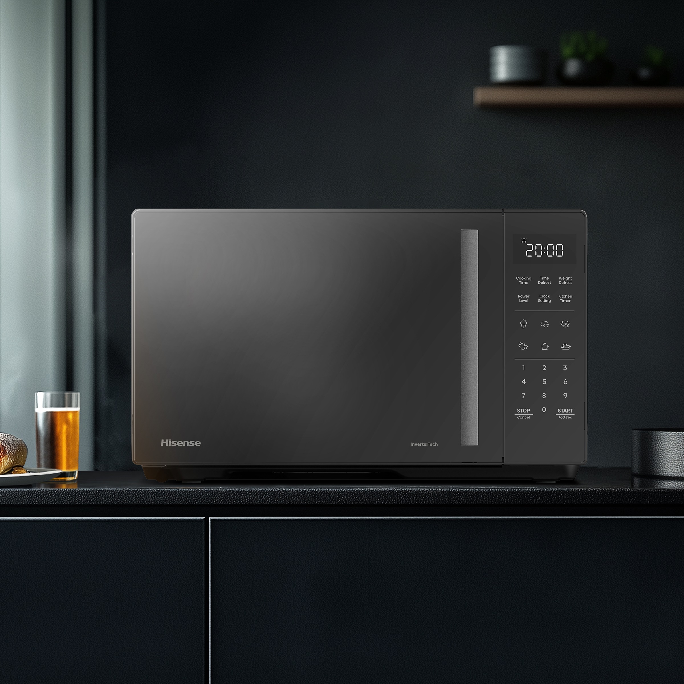 Hisense Mikrowelle »H23MOBS4HI«, Mikrowelle, 1400 W