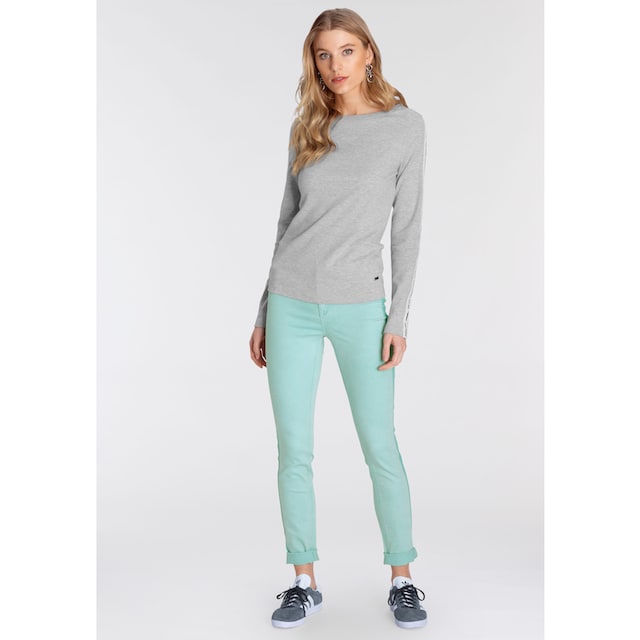 Arizona Skinny-fit-Jeans »Ultra Stretch«, High Waist mit seitlichem  Streifen im Online-Shop kaufen