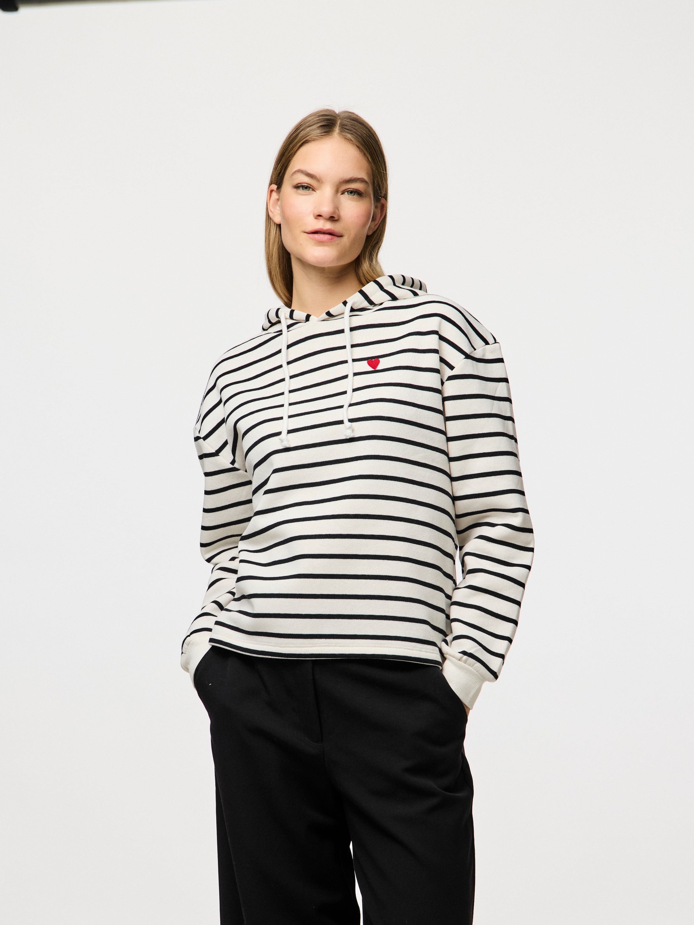 pieces Hoodie »PCCHILLI LS HOODIE STRIPES NOOS BC«
