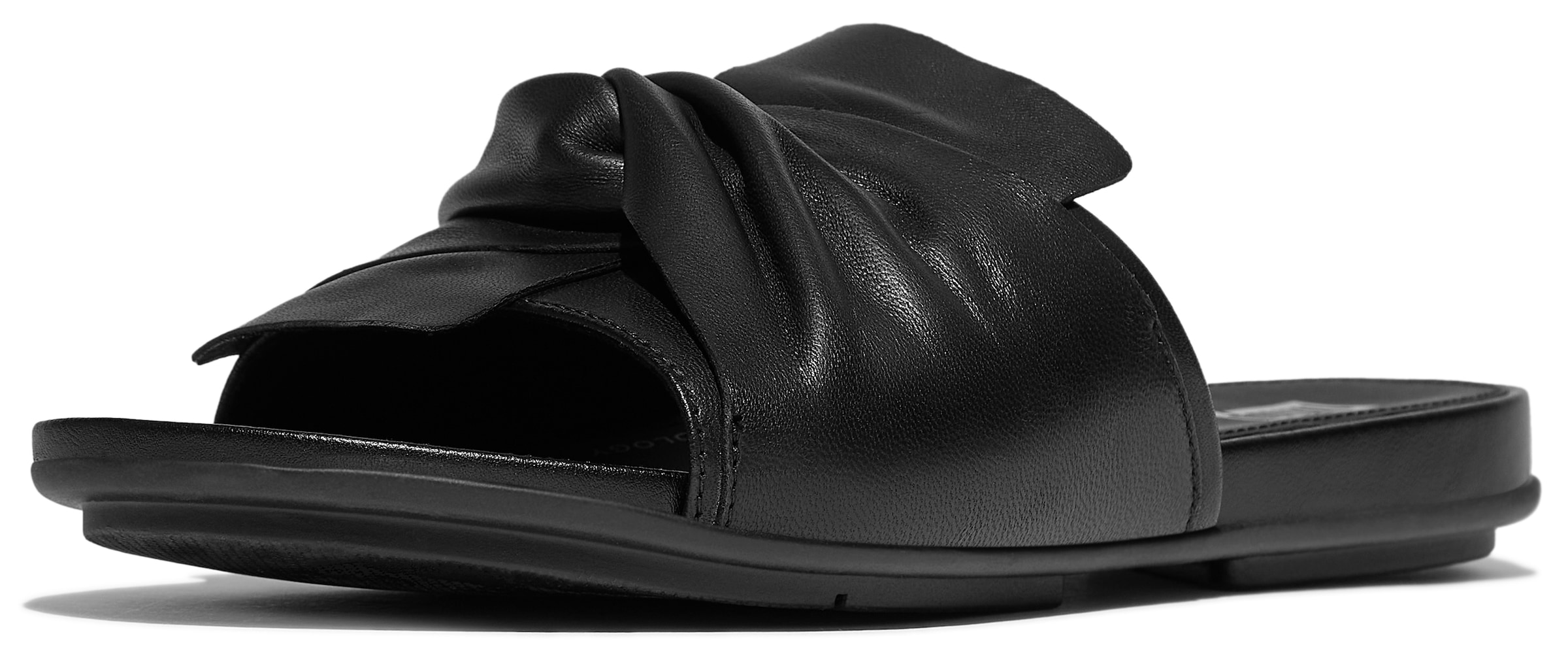 Fitflop Pantolette »GRACIE SOFT-TWIST LEATHER SLIDES«  , Pool Slides, Sandale mit DYNAMICUSH-Technologie