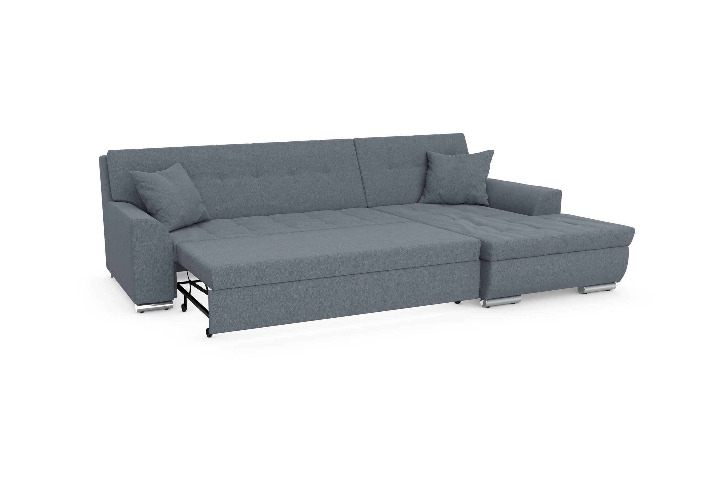 DOMO collection Ecksofa Treviso, wahlweise mit Bettfunktion, incl. Zierkissen