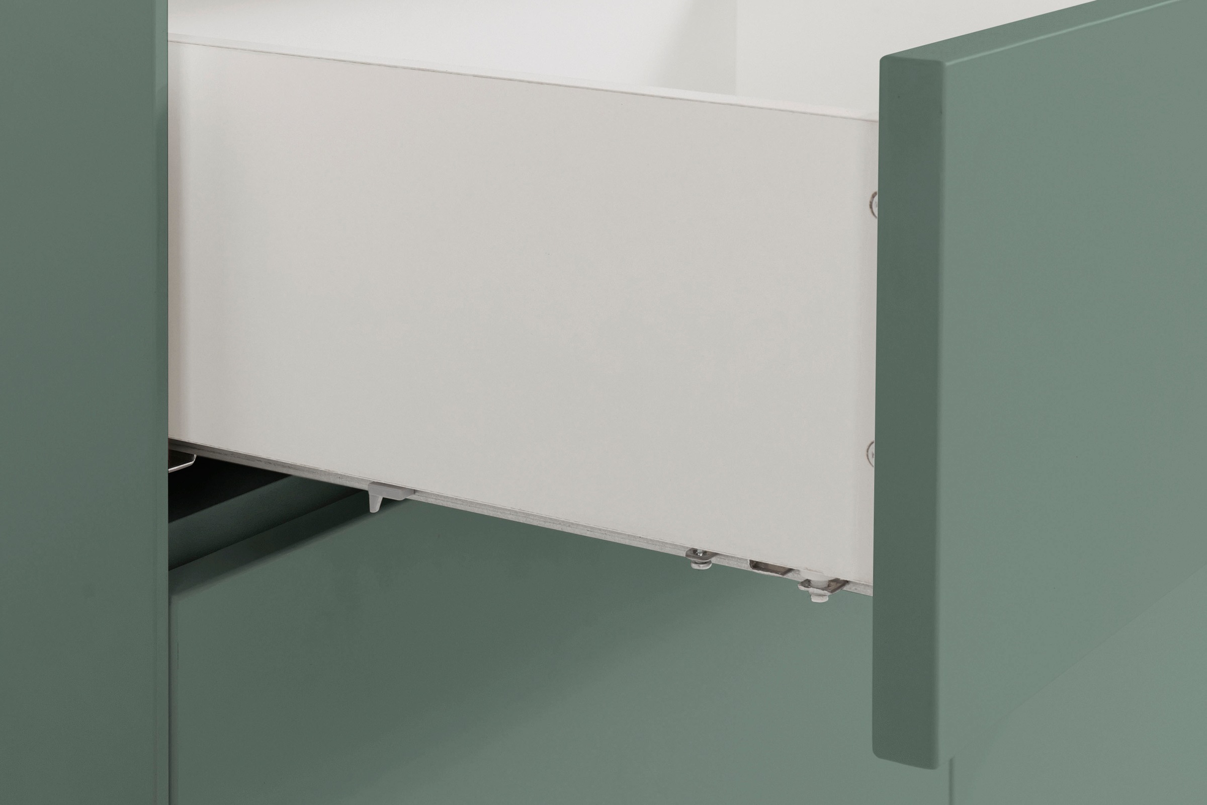 LeGer Home by Lena Gercke Highboard »Essentials«, Höhe: 144cm, MDF lackiert, Push-to-open-Funktion