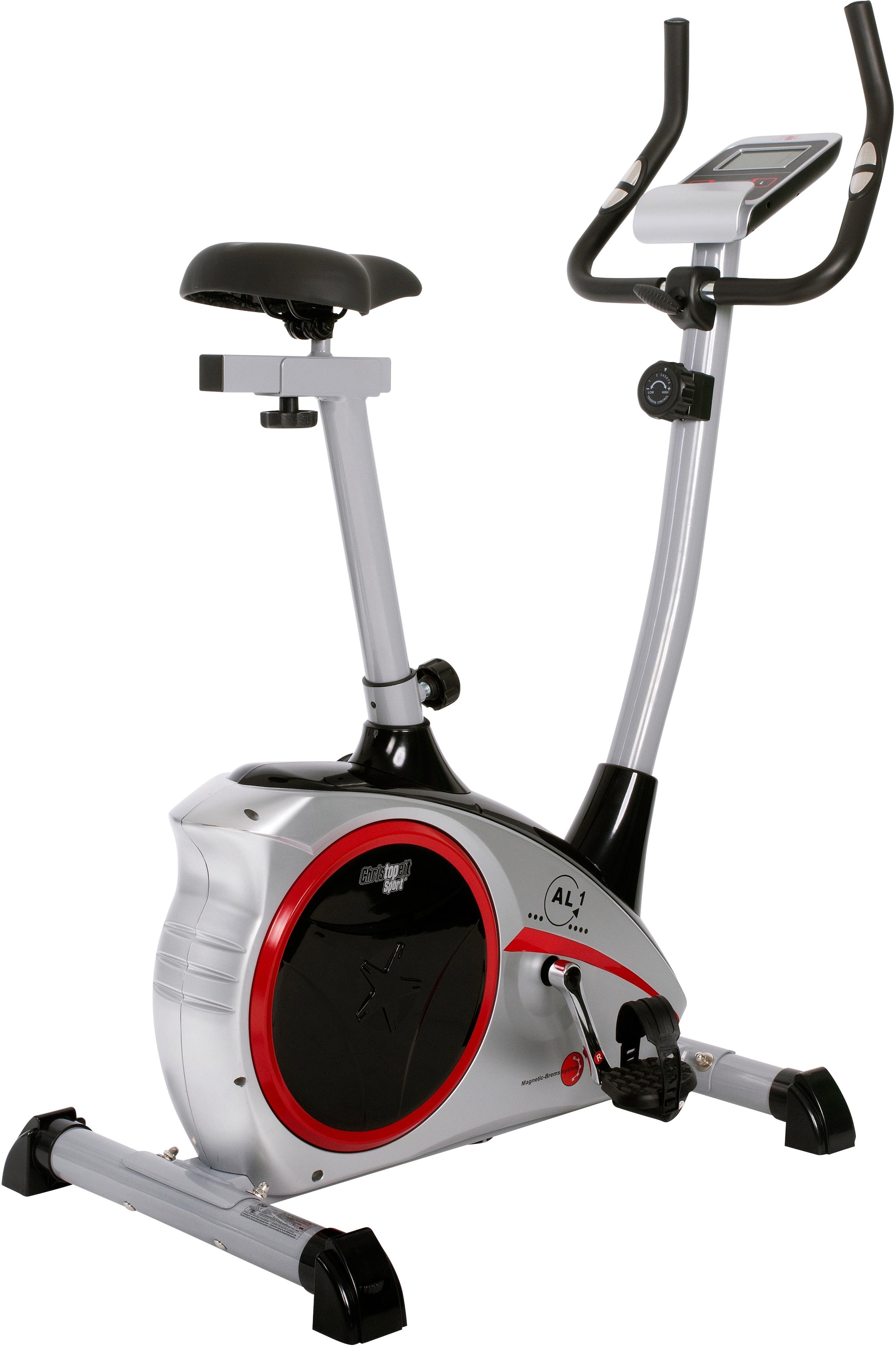 Heimtrainer »AL 1« 150 kg max. Benutzergewicht, Fahrrad, 8 Widerstandsstufen silber Einheitsgröße Heimtrainer