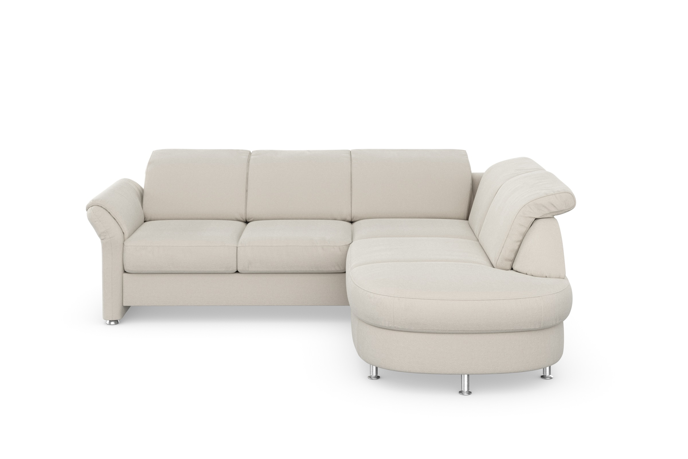 sit&more Ecksofa »Apulia L-Form«, wahlweise Bettfunktion, Bettkasten und Kopf- und Armteilverstellung