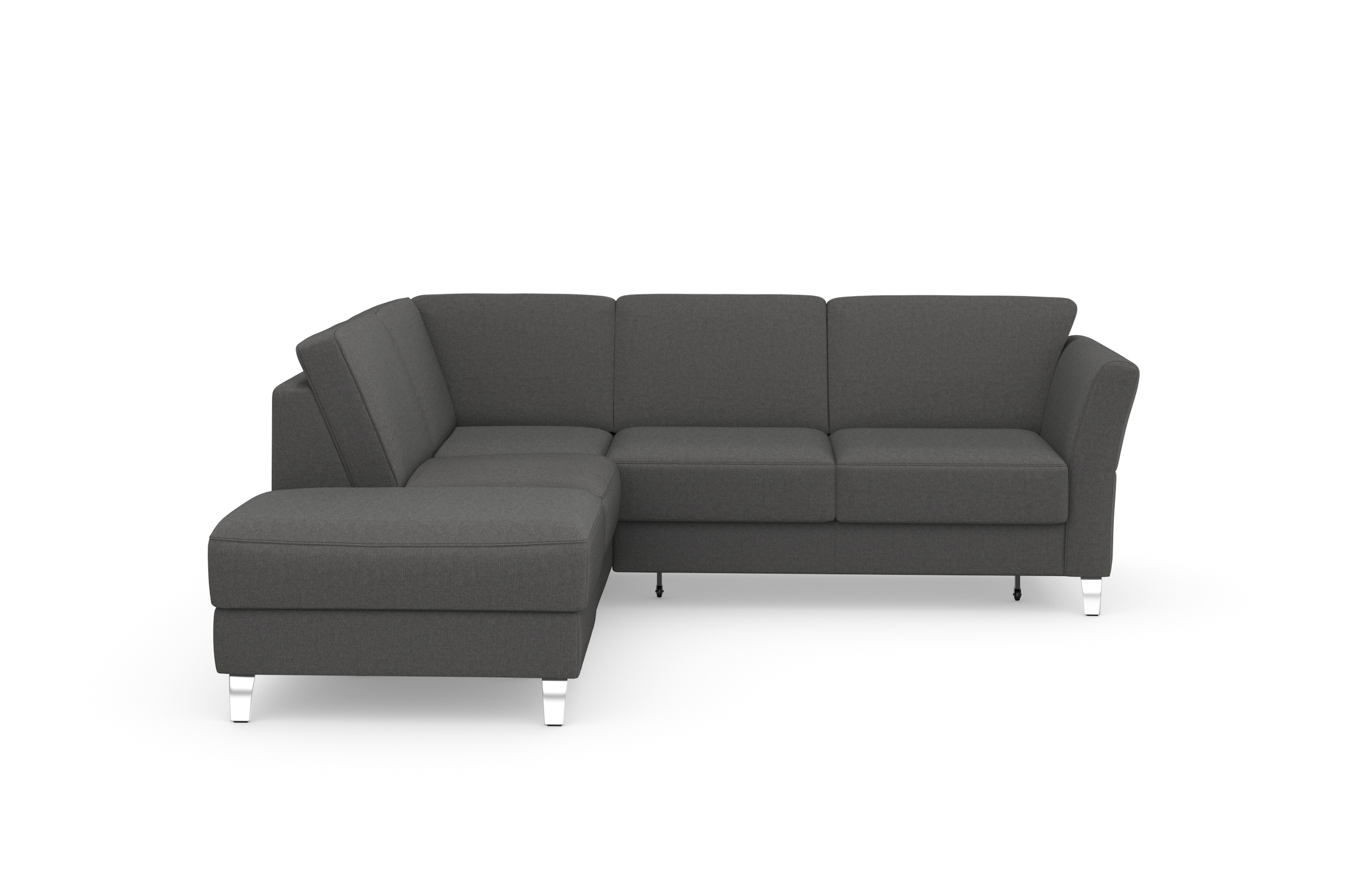 sit&more Ecksofa »Visby L-Form«, Wahlweise mit Bettfunktion und Stauraum, f günstig online kaufen