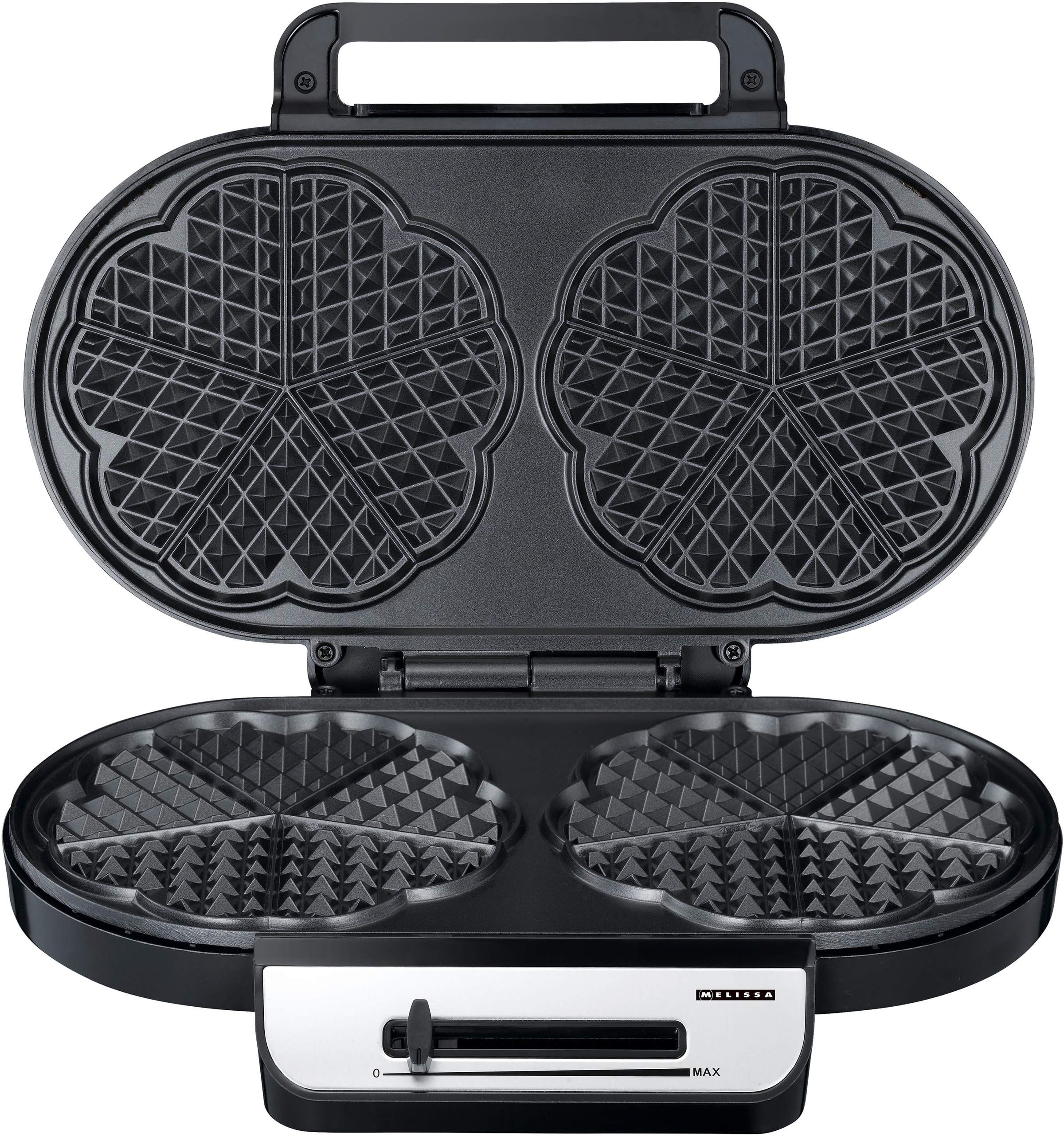 MELISSA Waffeleisen »16250087«, 1200 W, backen von zwei Waffeln gleichzeitig