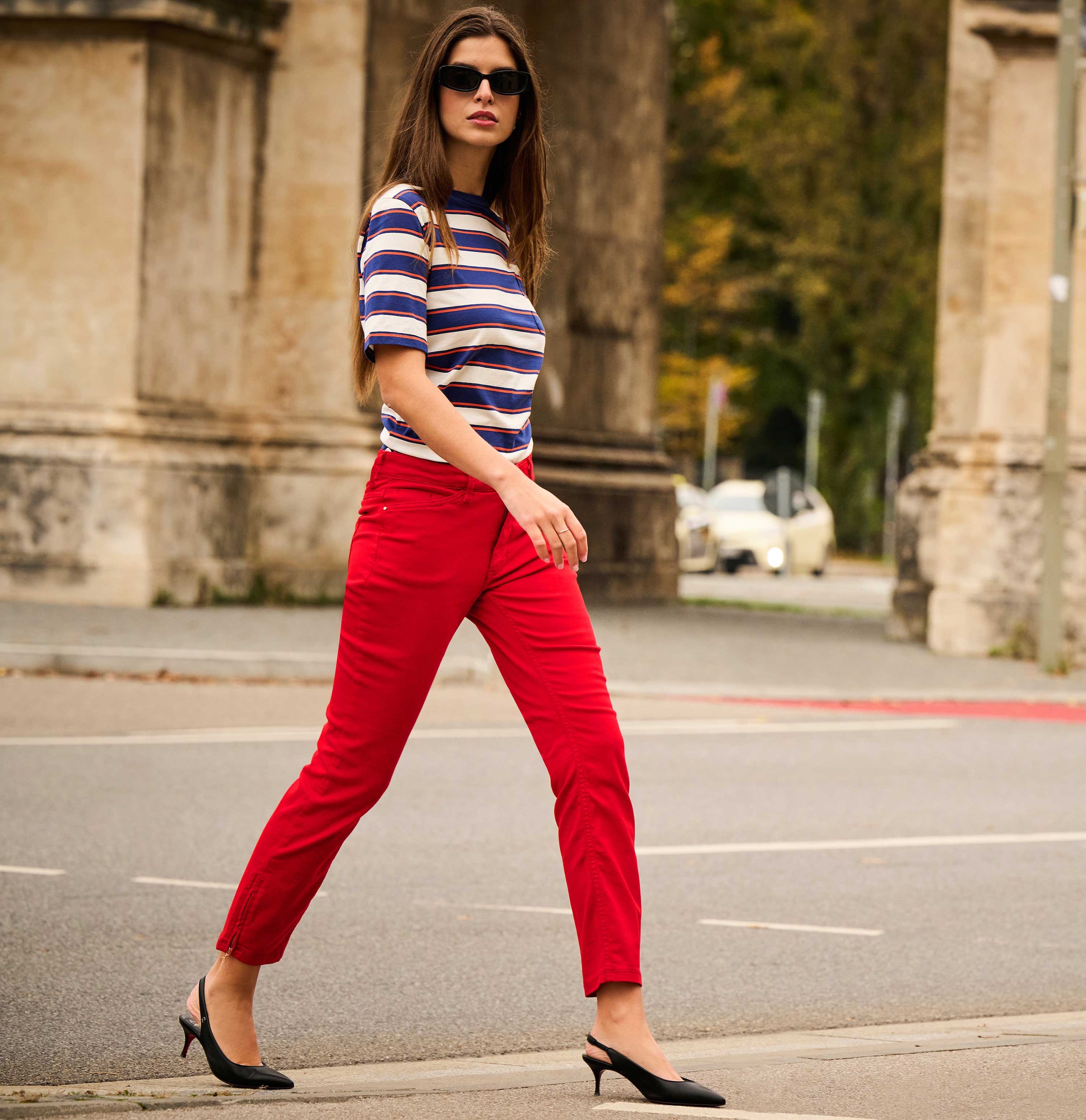 MAC 7/8-Jeans »Dream Chic« verkürzte Form mit Reißverschluss