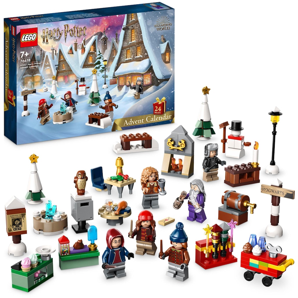 LEGO® Spielzeug-Adventskalender »Spielbausteine, LEGO Harry Potter (76418)«, ab 7 Jahren