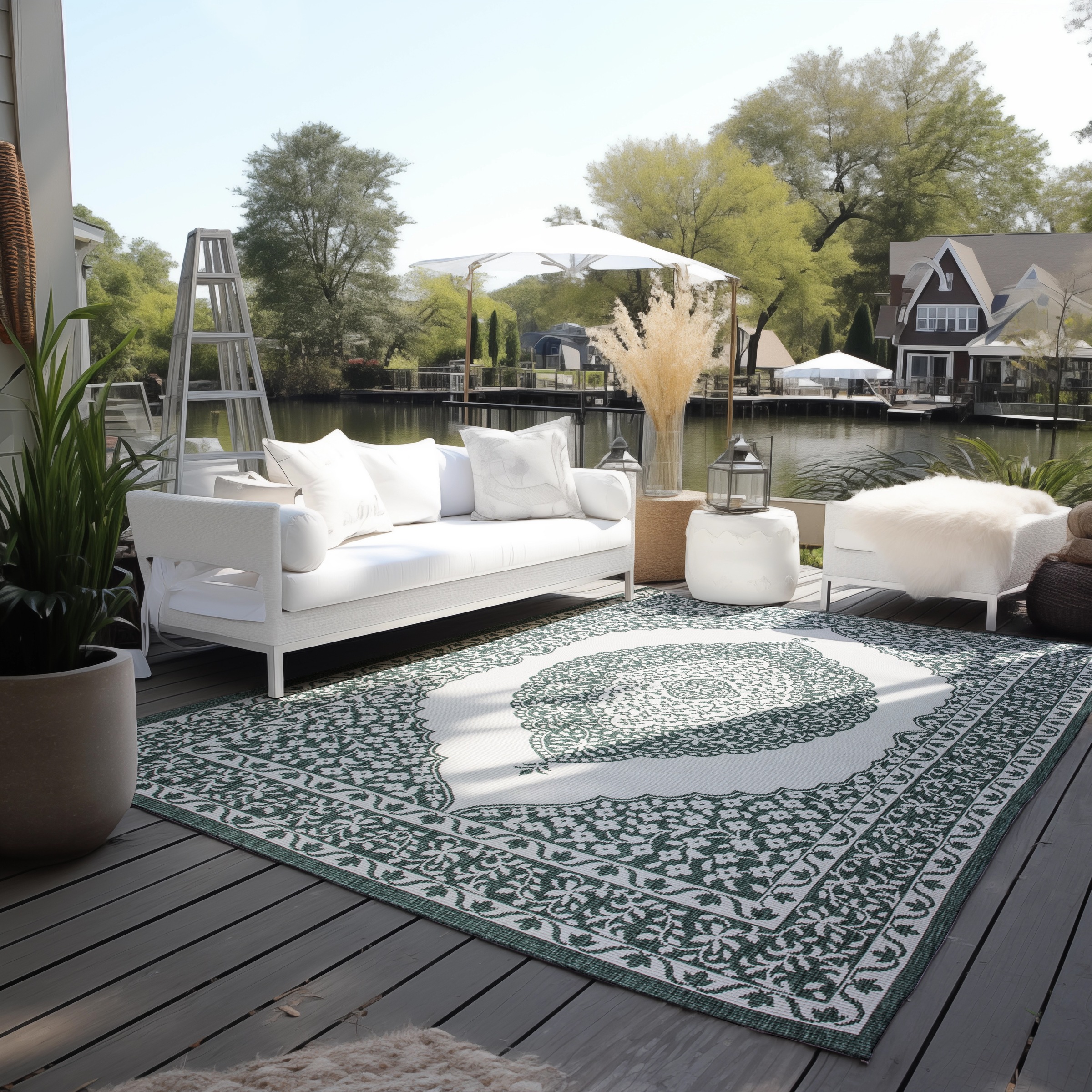 ELLE DECORATION Teppich »Meekly Wendeteppich«, rechteckig, 5 mm Höhe, Flach günstig online kaufen