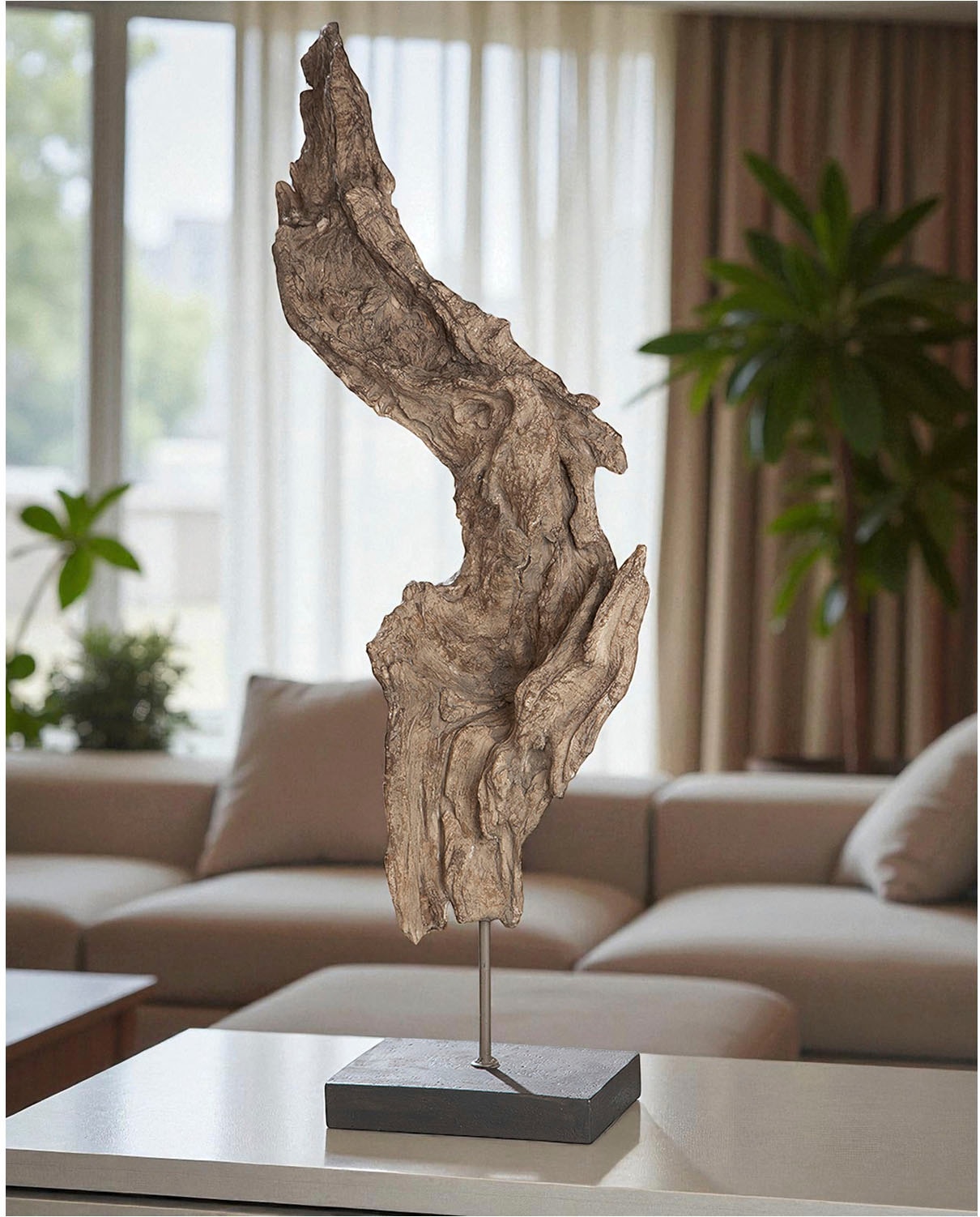 GILDE Dekoobjekt »Baumwurzel« Höhe 69 cm, in Treibholz-Optik, dekorativ im Esszimmer & Wohnzimmer