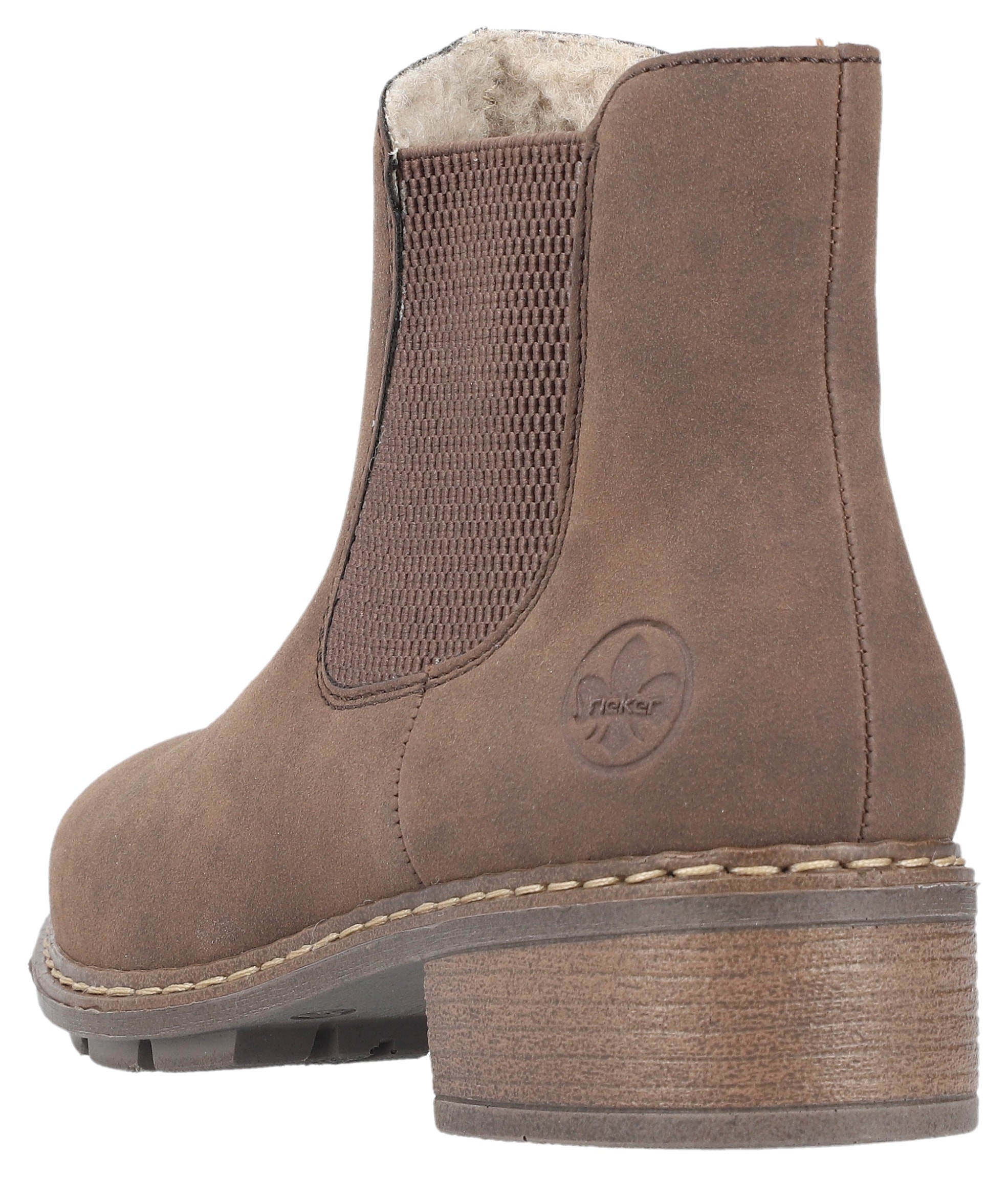 Rieker Winterstiefelette, Chelseaboots, Winterboots mit praktischem Innenreißverschluss