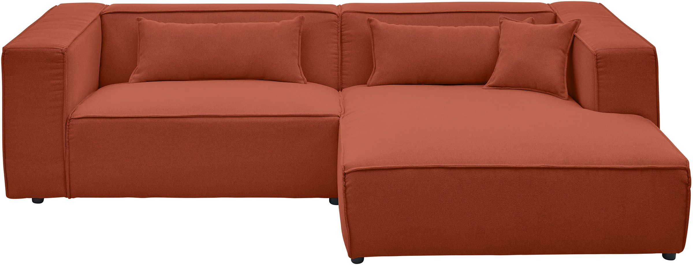 LeGer Home by Lena Gercke Ecksofa »PIARA mit Kedernaht, Cord, Leinenoptik o günstig online kaufen