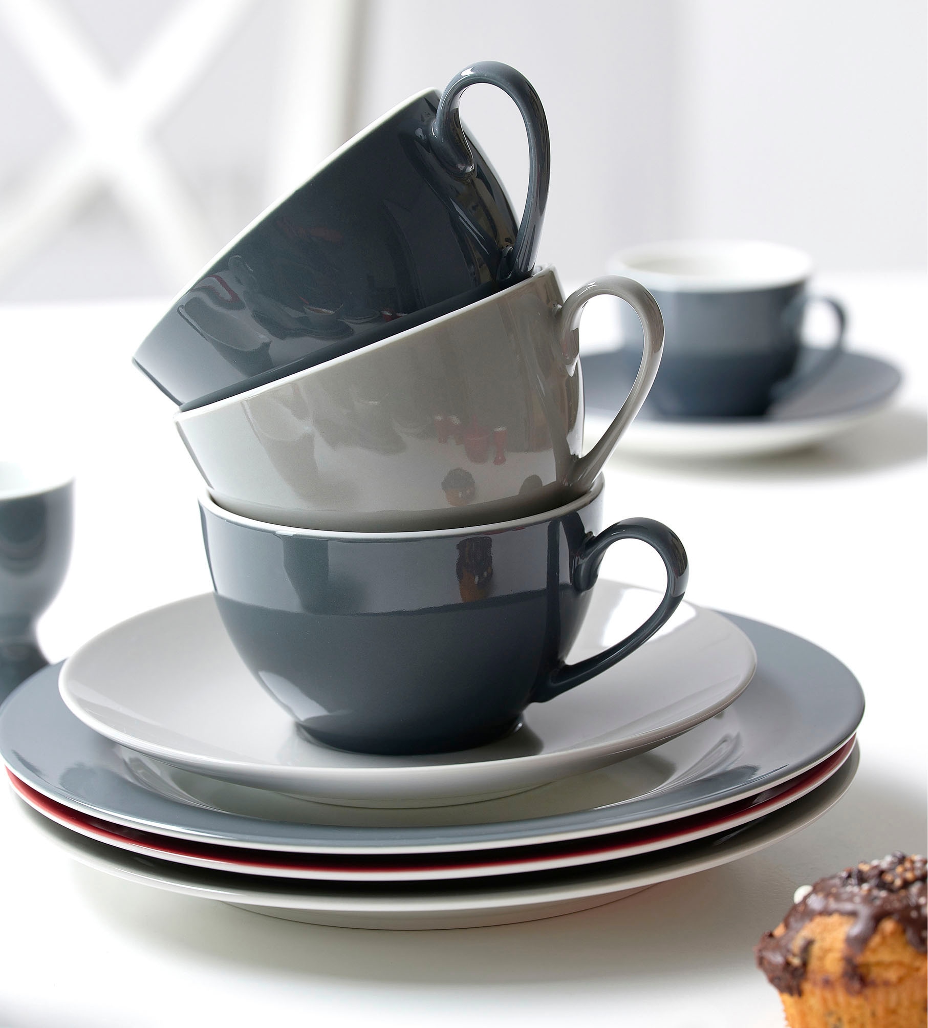 Ritzenhoff & Breker Kaffeeservice »Doppio«, (Set, 12 tlg.), Geschirr-Set