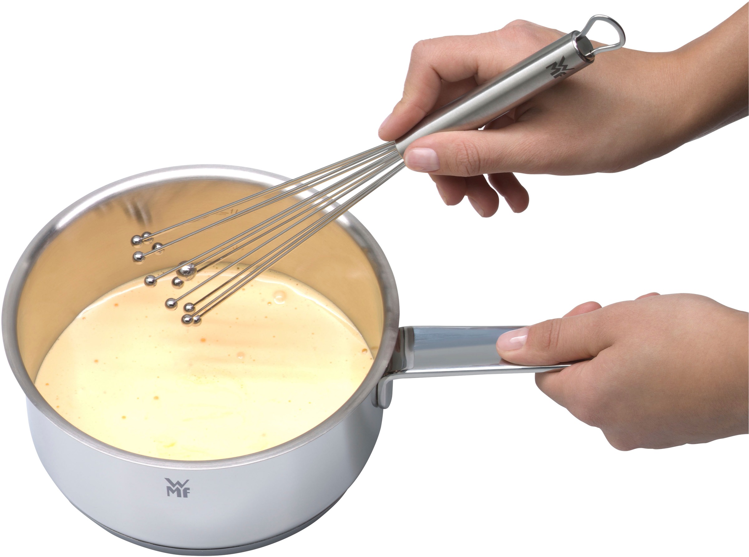 WMF Schneebesen »Profi Plus«, (1 tlg.), flexible Drähte mit Kugeln, Öse zum günstig online kaufen