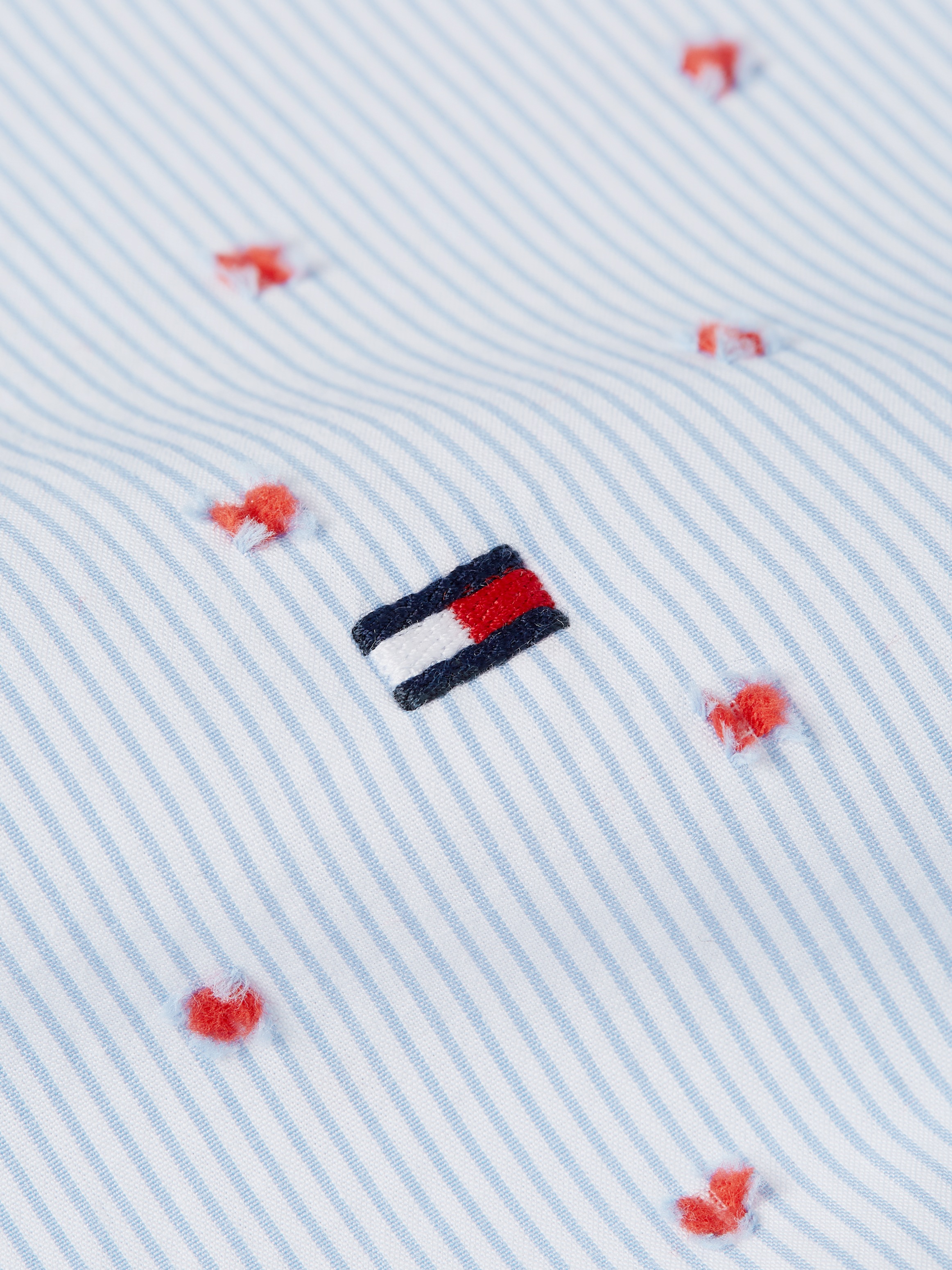 Tommy Hilfiger Langarmhemd »FIL COUPE SF SHIRT«, mit durchgehender Knopfleiste