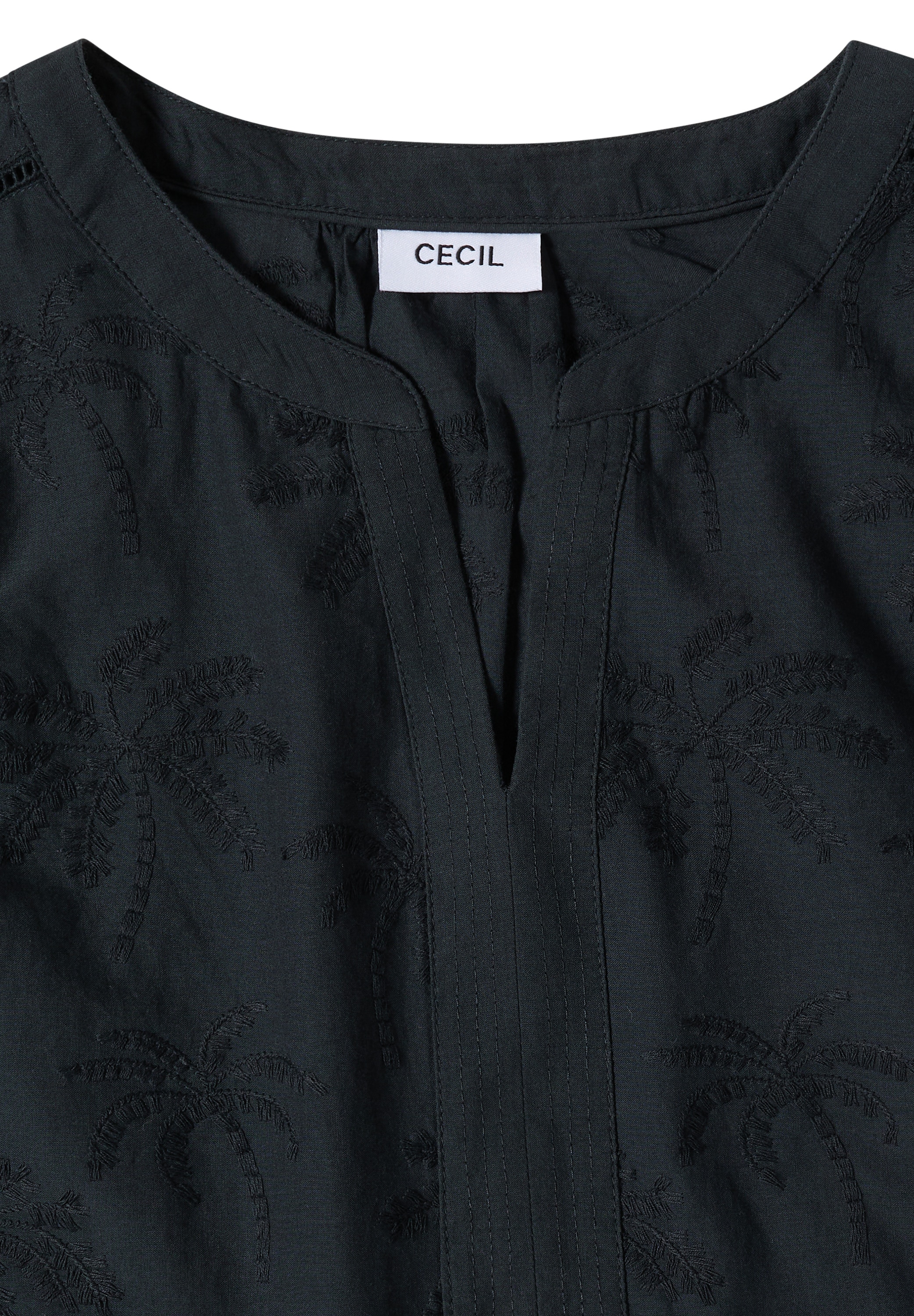 Cecil Kurzarmbluse Sommerbluse mit Embroidery