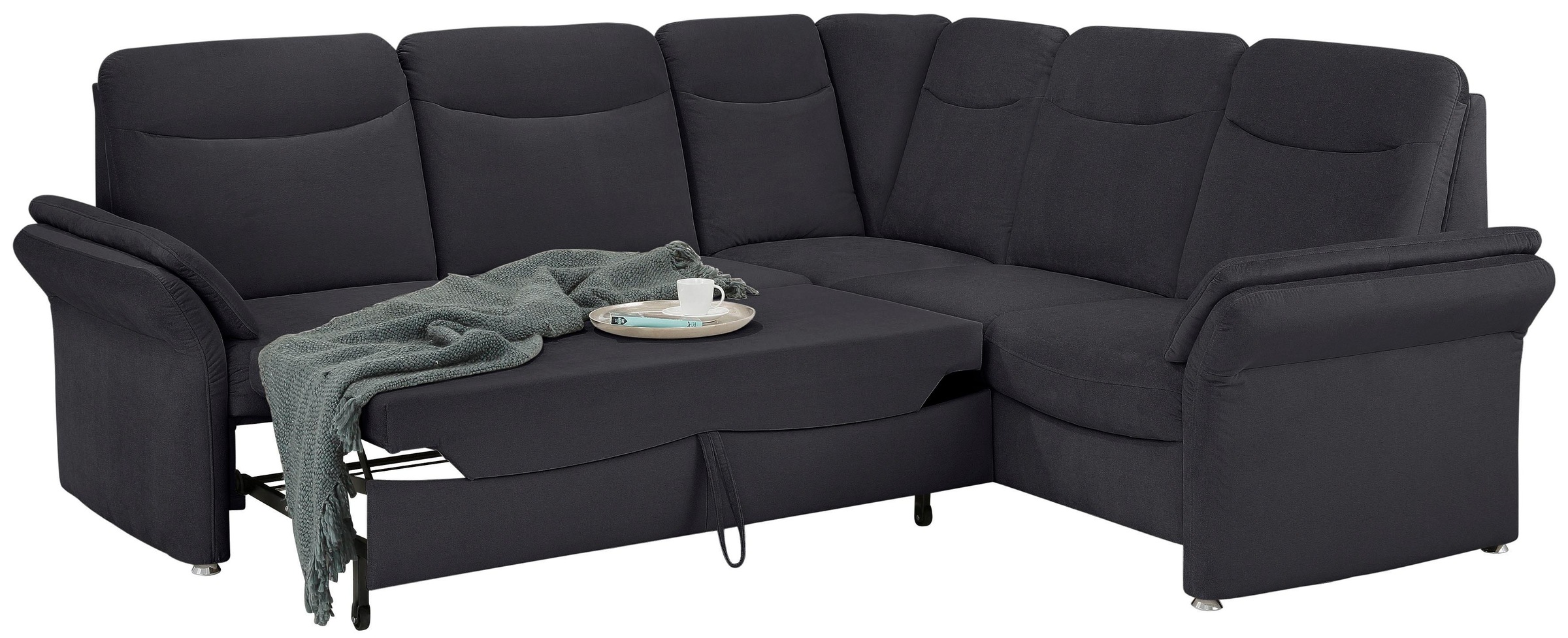 Home affaire Ecksofa »Tahoma L-Form«, mit Armlehnfunktion, wahlweise Bettfunktion, Schublade, Relaxfunktion