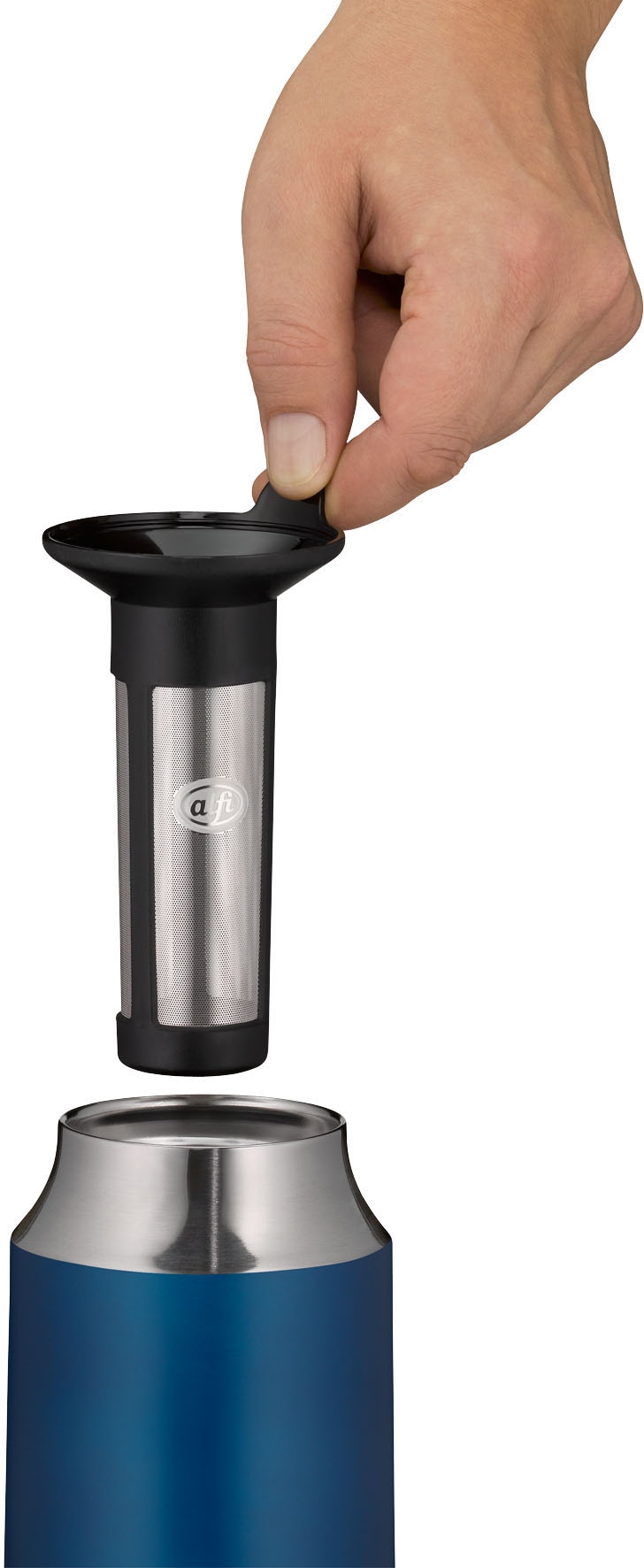 Alfi Thermoflasche »Tea Bottle Cityline«, Edelstahl, 0,9 Liter, ideal für Tee