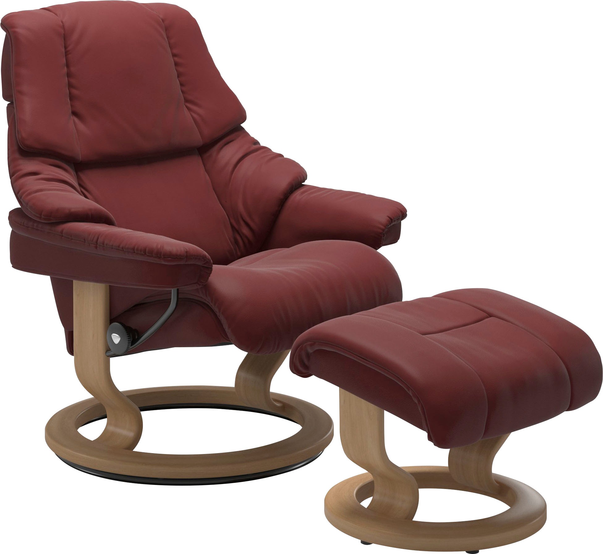 Stressless® Relaxsessel »Reno«, (Set, Relaxsessel mit Hocker), mit Hocker, günstig online kaufen