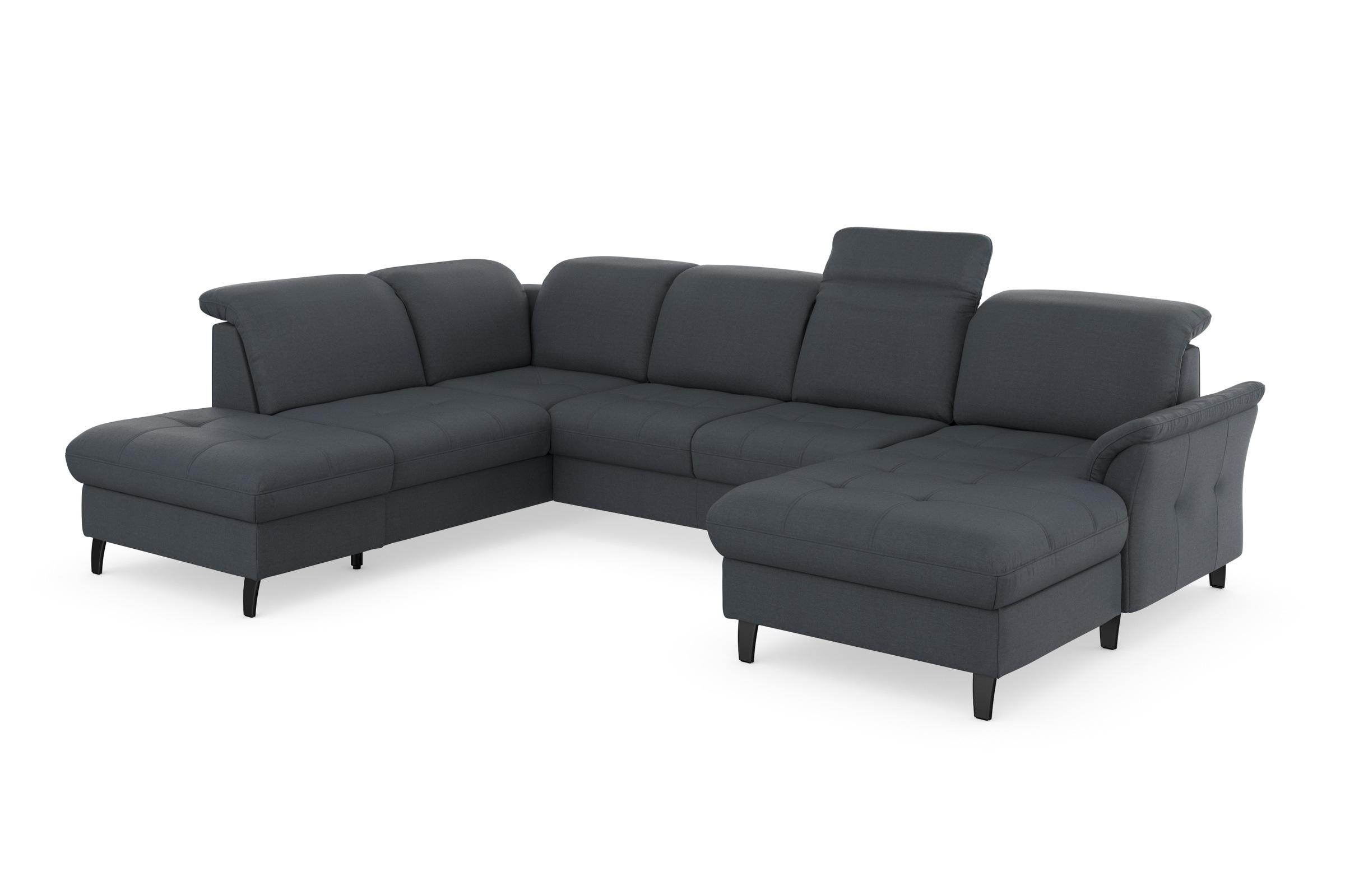 sit&more Wohnlandschaft »Maggiore U-Form«, wahlweise mit Kopfteilverstellung, Bettfunktion und Stauraum