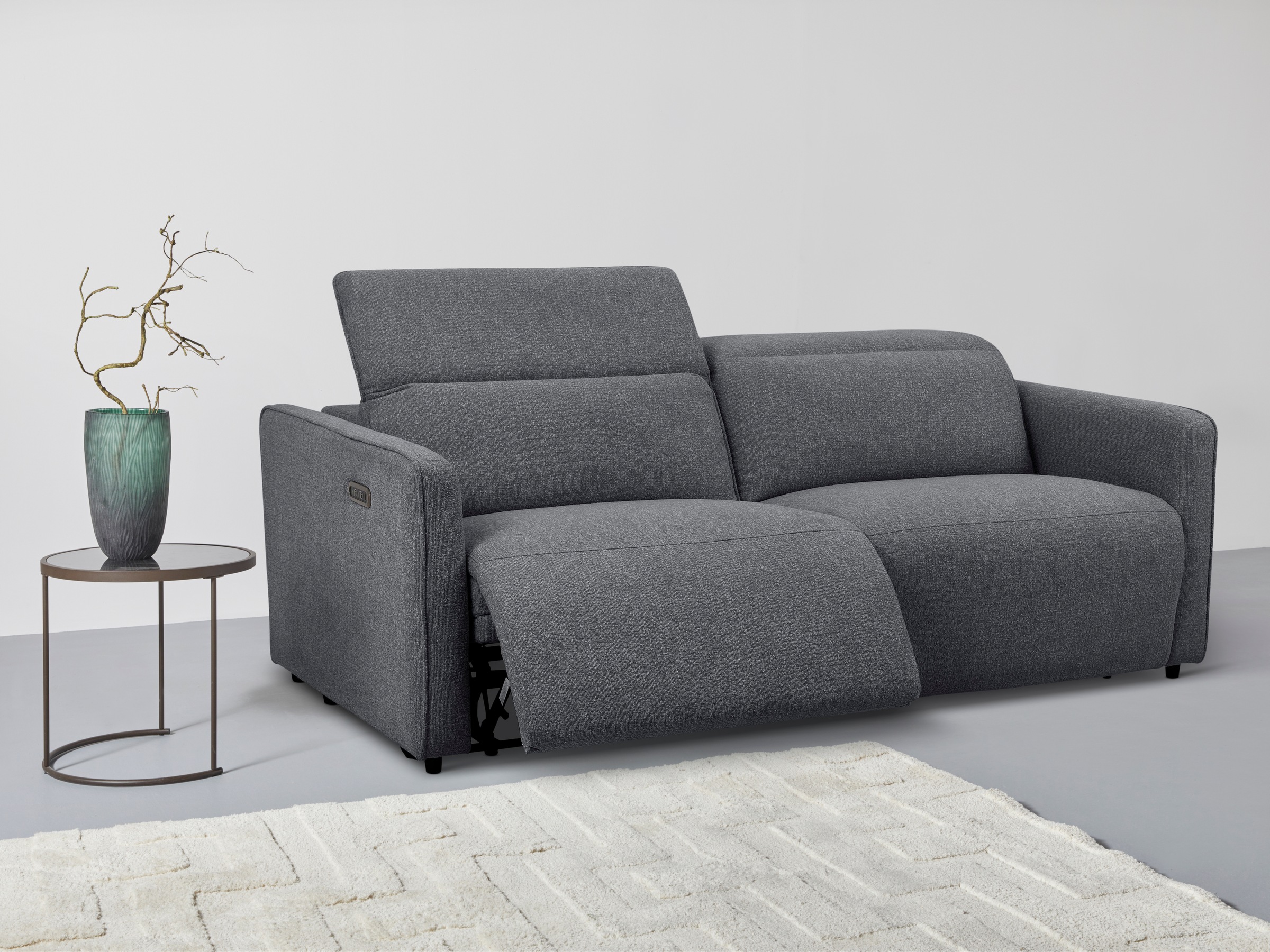 INOSIGN 2-Sitzer »KYLLY, XXL (208 cm) elektrische Relax- und Liegefunktion günstig online kaufen
