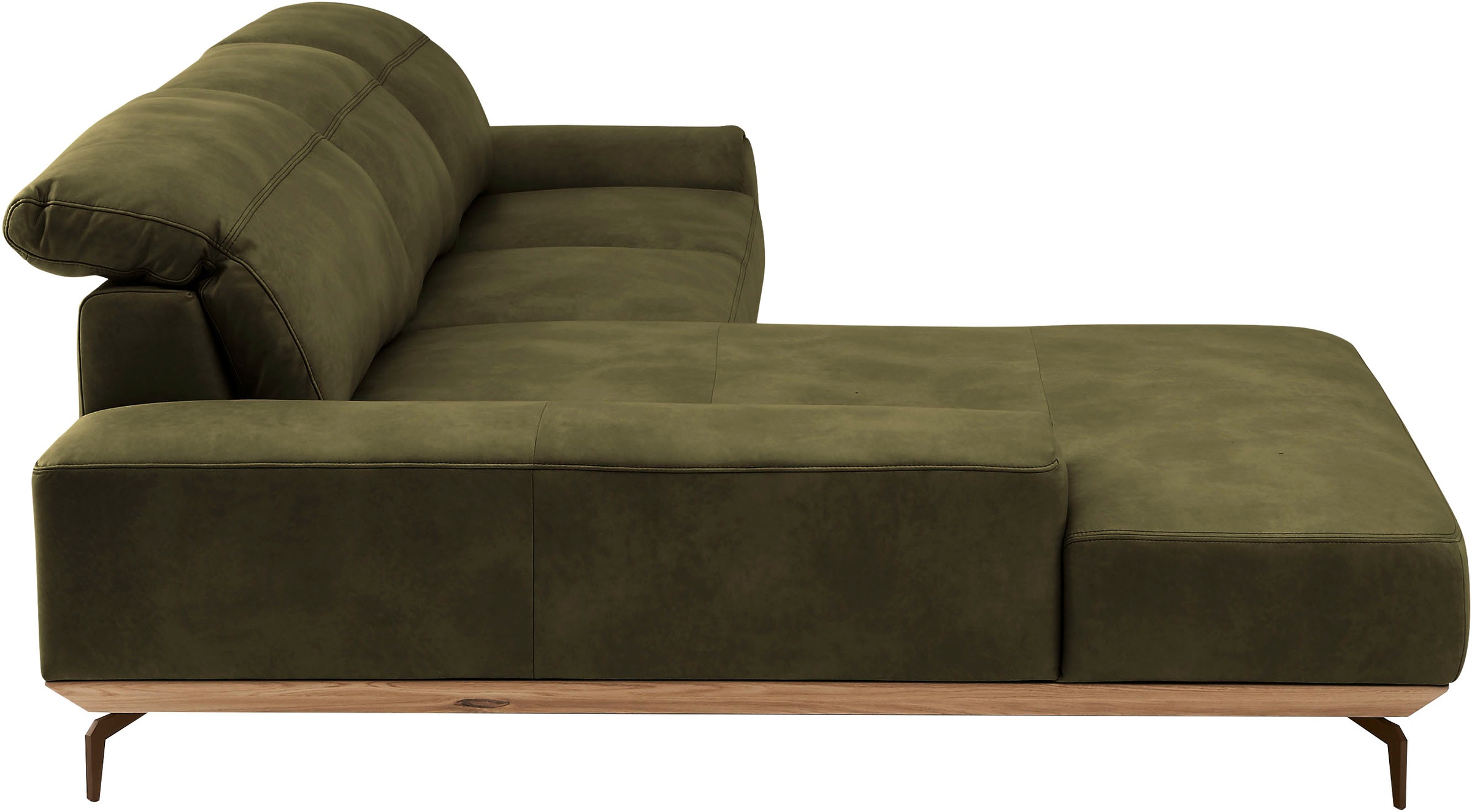 Musterring Wohnlandschaft »MR 2490«, Bronze-Fuß Sitzhöhe 46cm, wahlweise mit Funktionen, Maße 342 x 207 cm