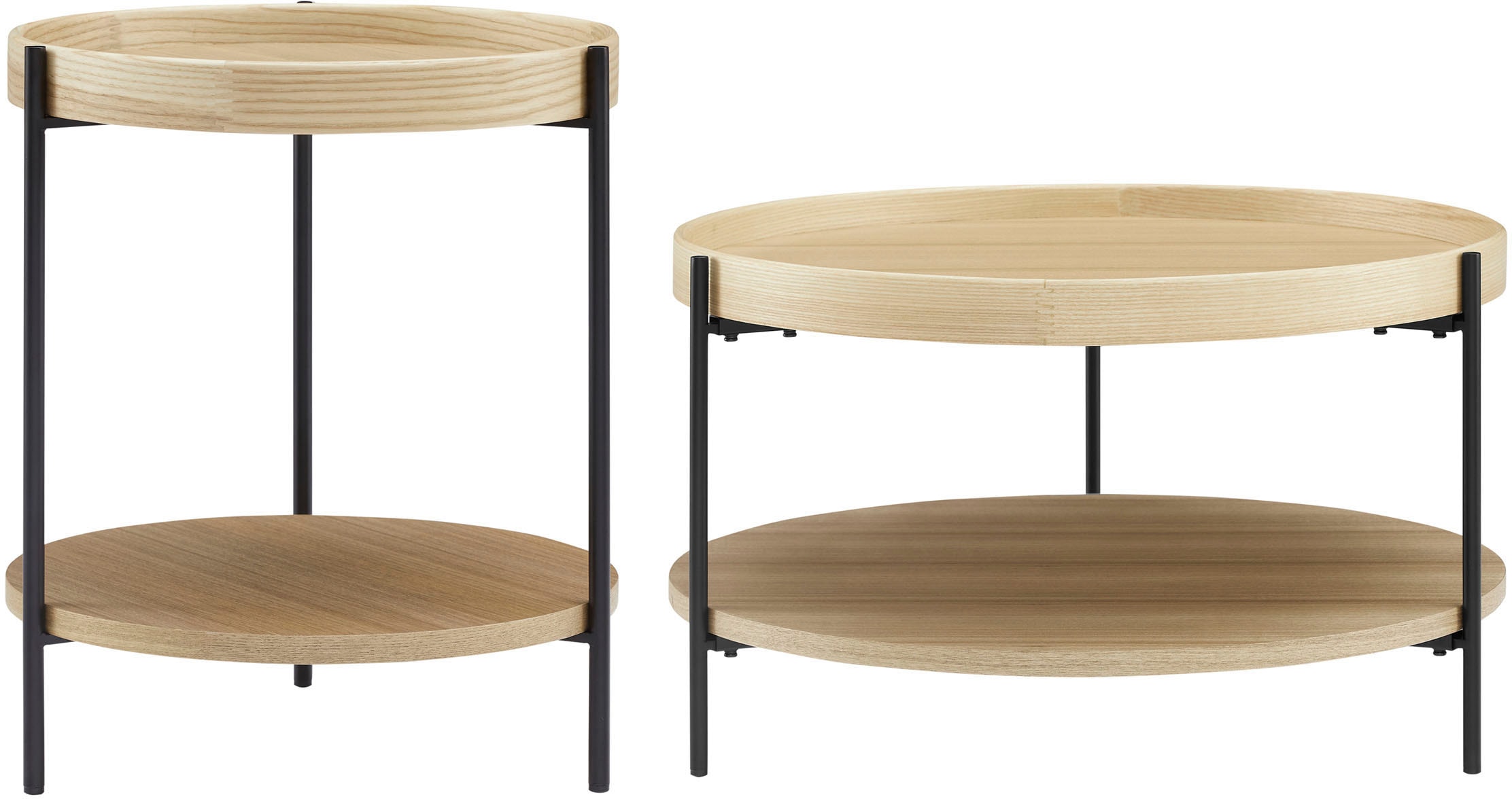 SalesFever Couchtisch »Couchtisch in stilvoller Optik« Set, 2 Stk. tlg. mit günstig online kaufen