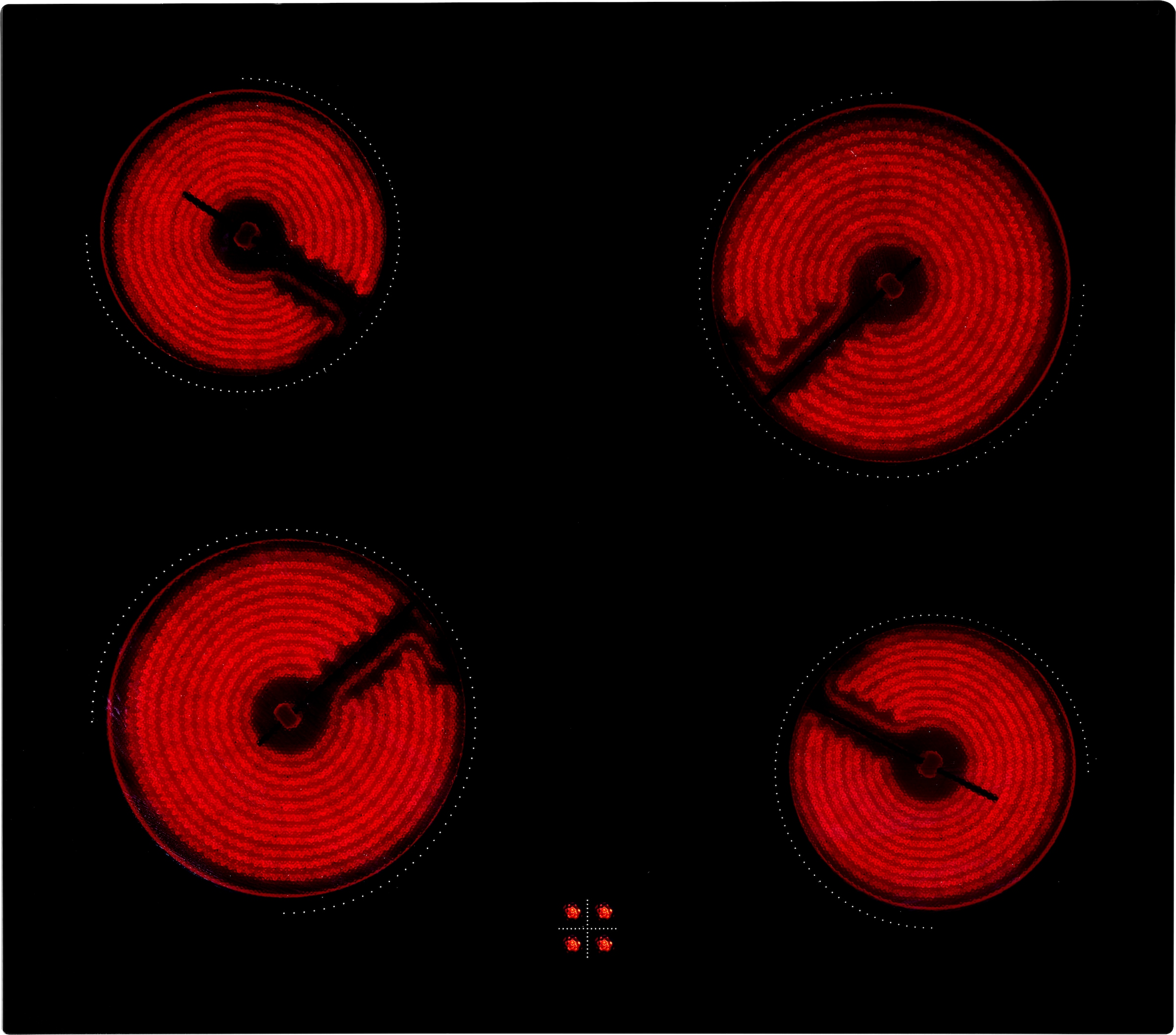 Hanseatic Elektro-Herd-Set »HBCO707A+HC46060CN«, Display: Die Zeit immer im Blick haben