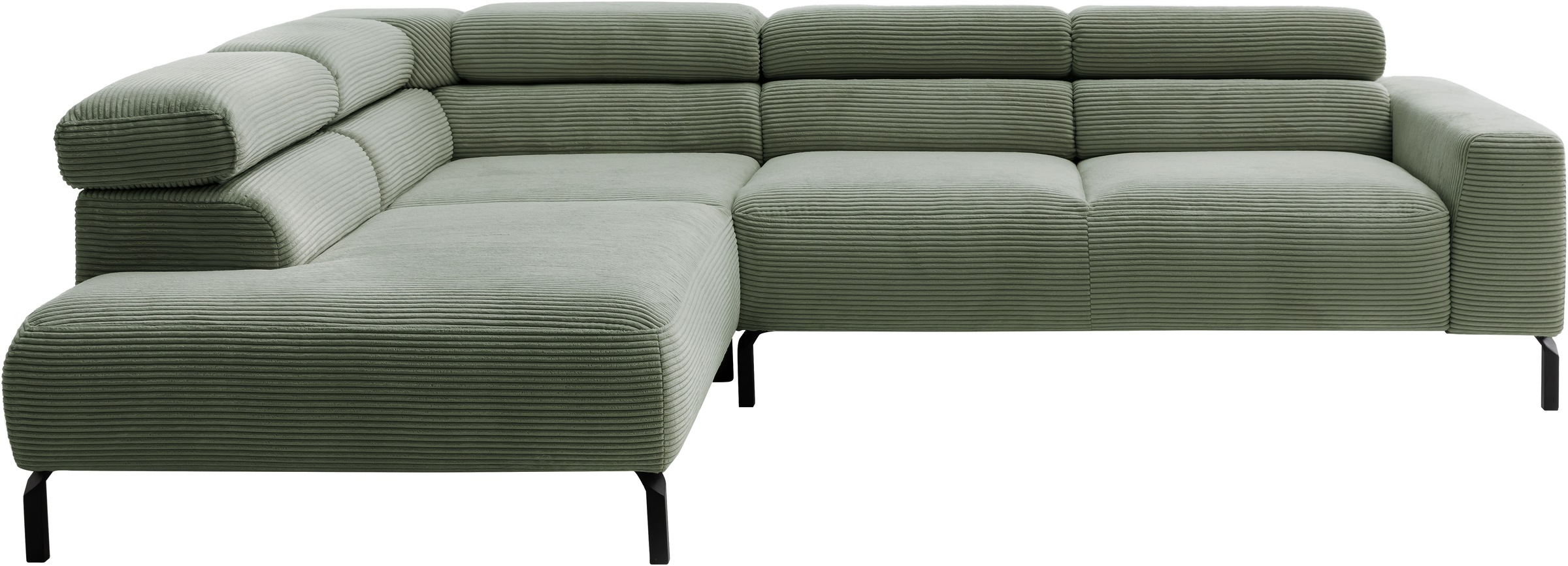 Home affaire Ecksofa »Antonelli, L-Form, inkl. Kopfteilverstellung, Breite günstig online kaufen