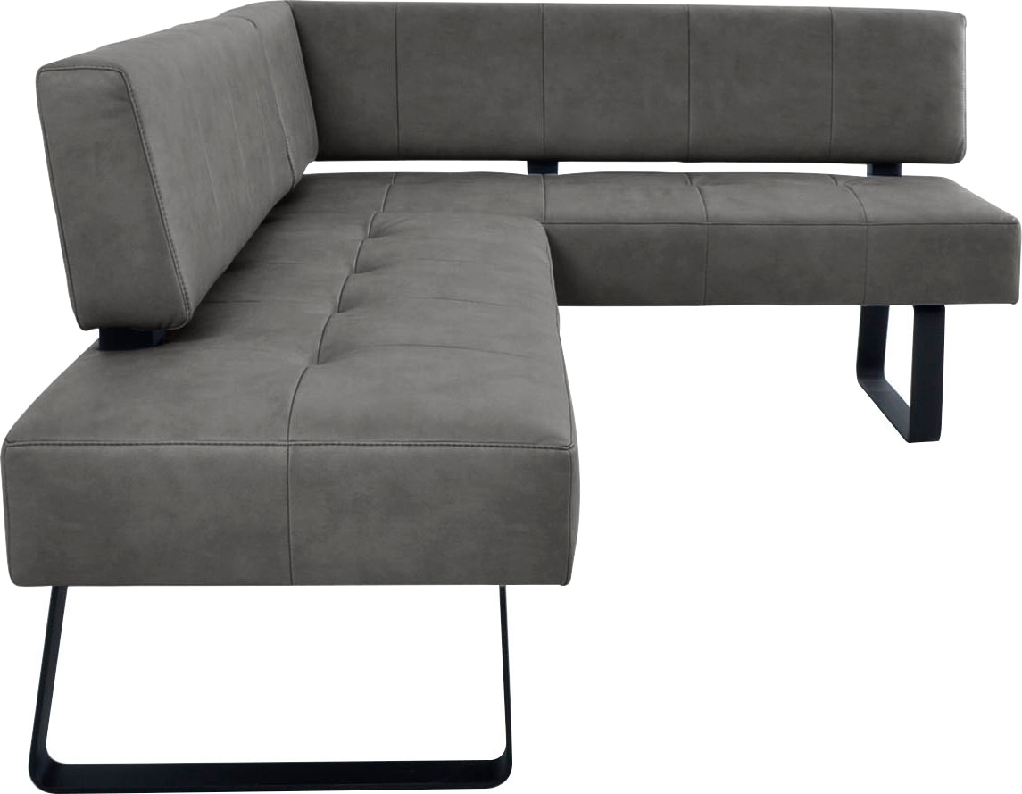 K+W Komfort & Wohnen Eckbank »Spider II«, Sitzsteppung, bequem durch Sandwichbauweise, 2 Stellmaße
