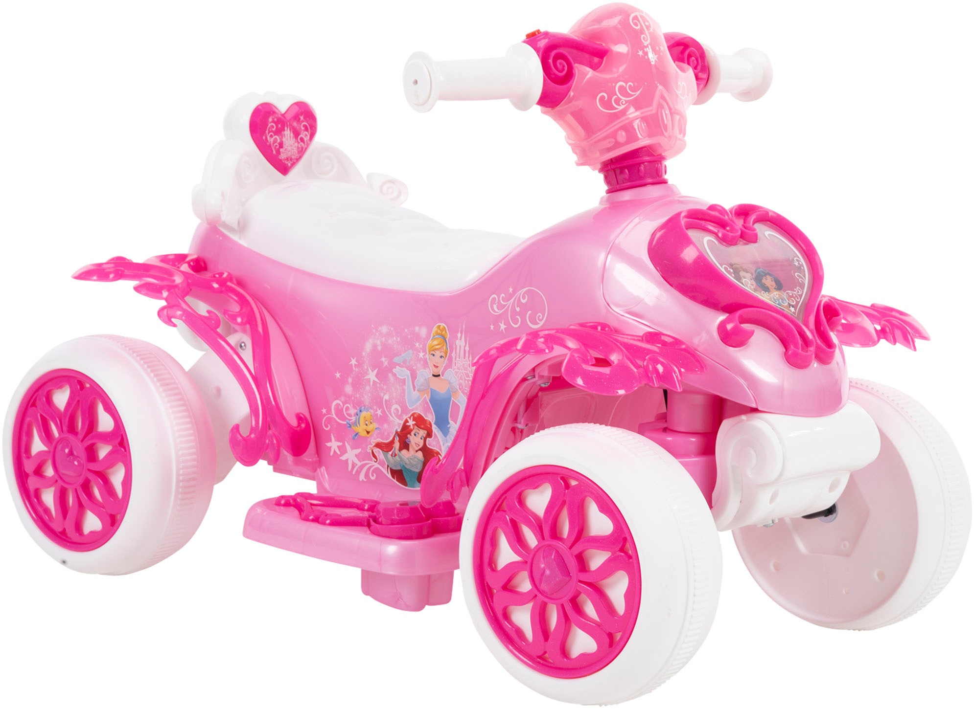 HUFFY Elektro-Kinderquad »Batteriebetriebenes Disney Princess Aufsitz-Quad von « ab 2 Jahren bis 20 kg rosa Dieses Kinder-Quad wird von einem...
