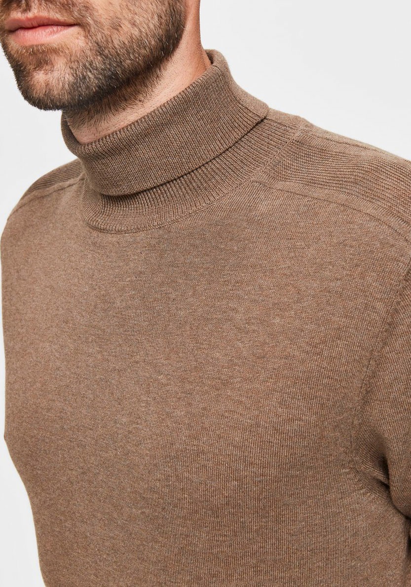 SELECTED HOMME Rollkragenpullover »SLHBERG ROLL NECK NOOS«