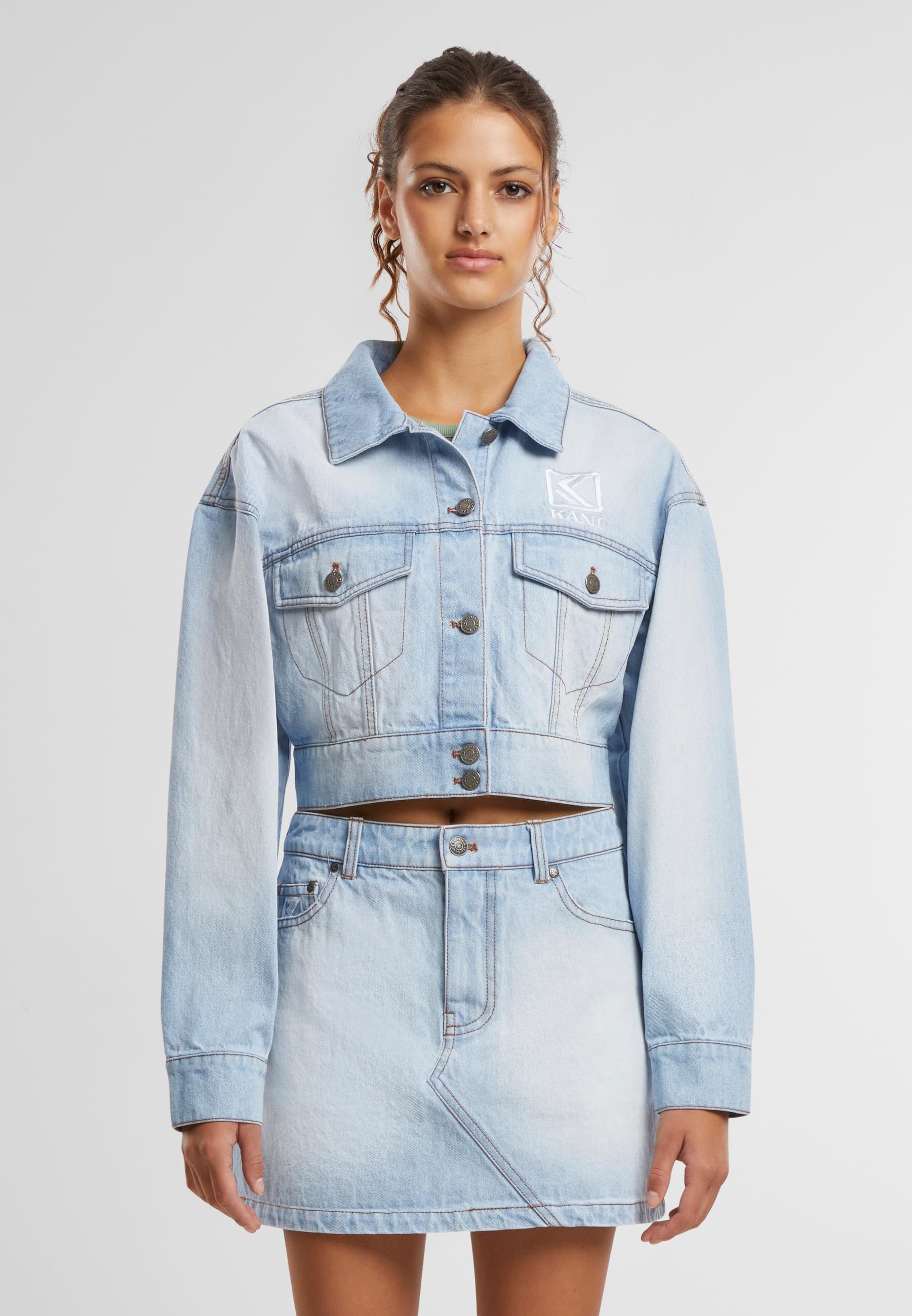 Karl Kani Jeansjacke »Karl Kani Og Kani Denim Jacket« 1 Stk. tlg. ohne Kapuze